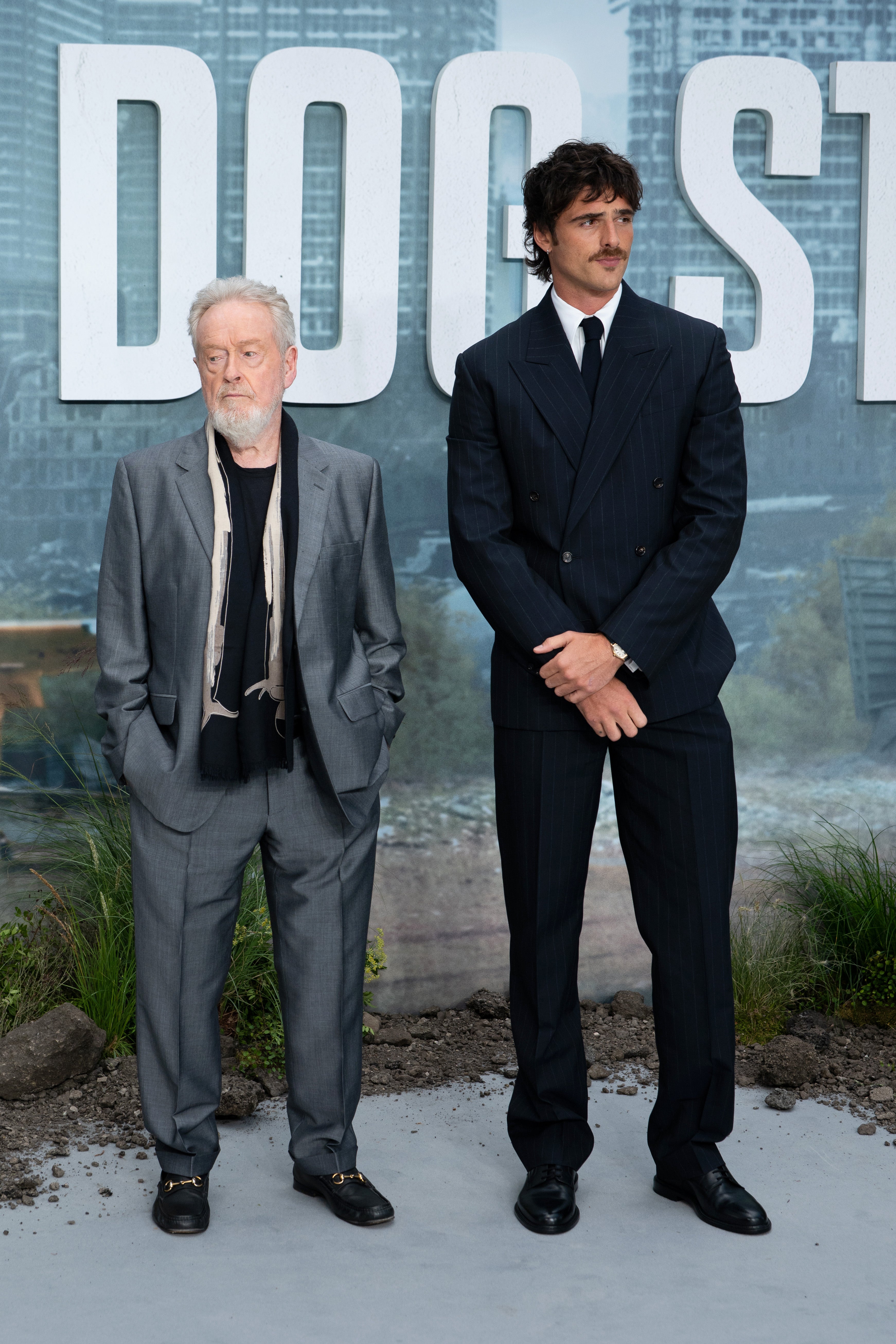 Ridley Scott and Jacob Elordi at the premiere of 'The Dog Stars'