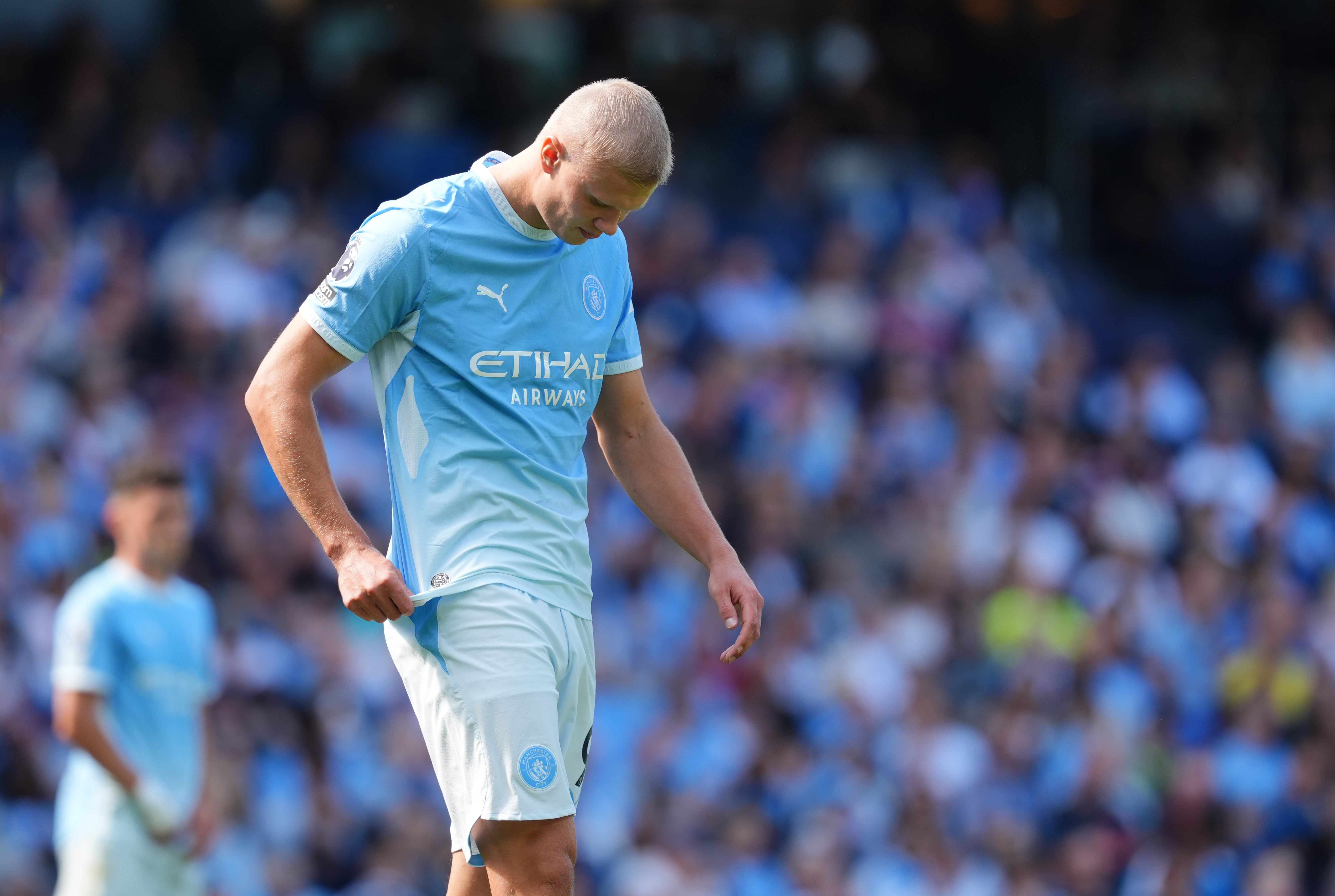 Erling Haaland had a frustrating afternoon (PA)