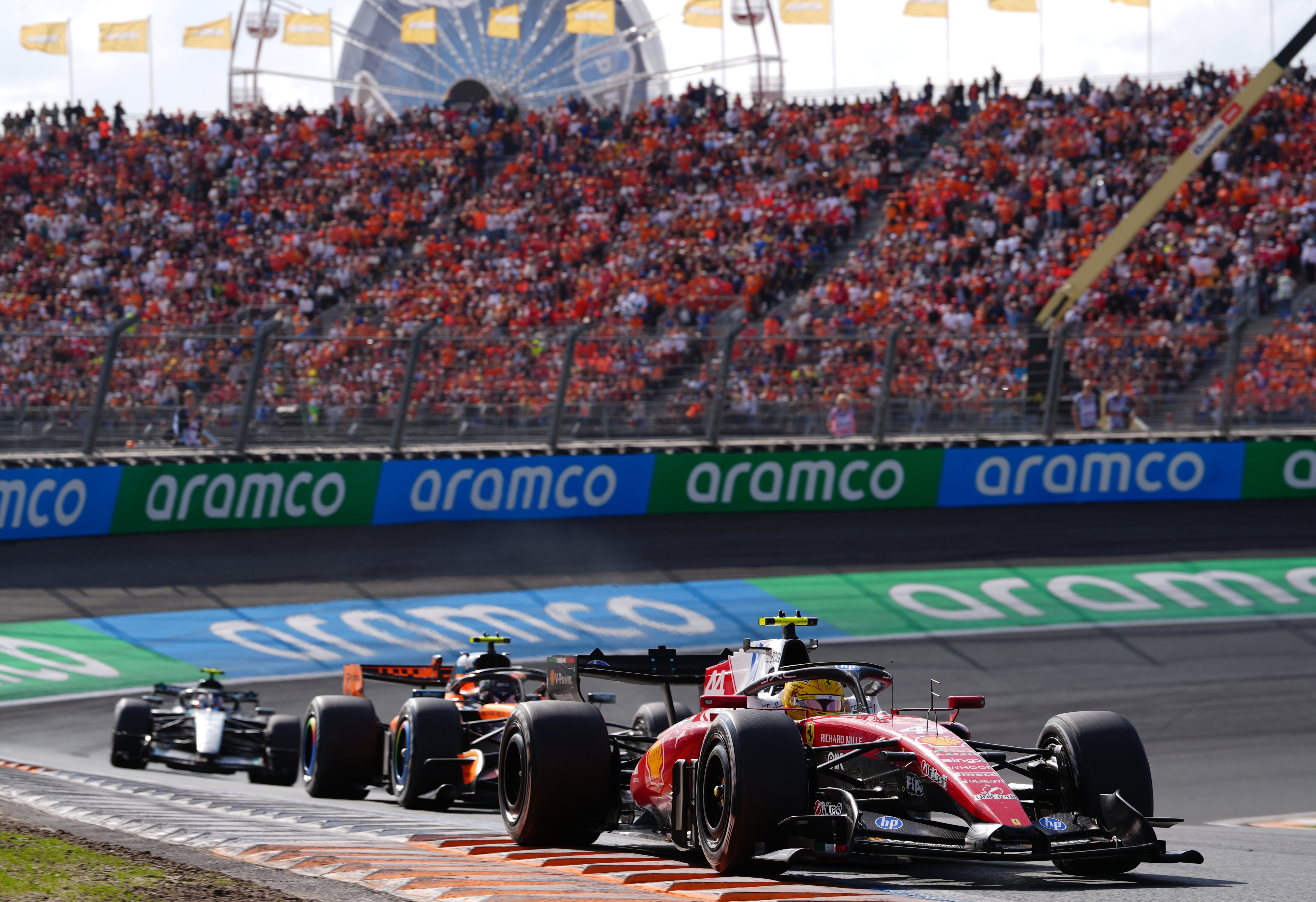 Lewis Hamilton finished fourth
