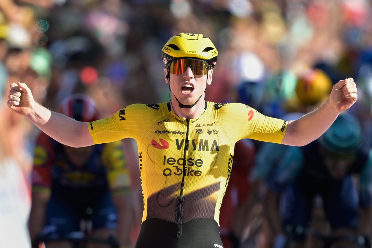 Britain’s Matt Brennan beats leader Tadej Pogacar to Vuelta a Espana second-stage win