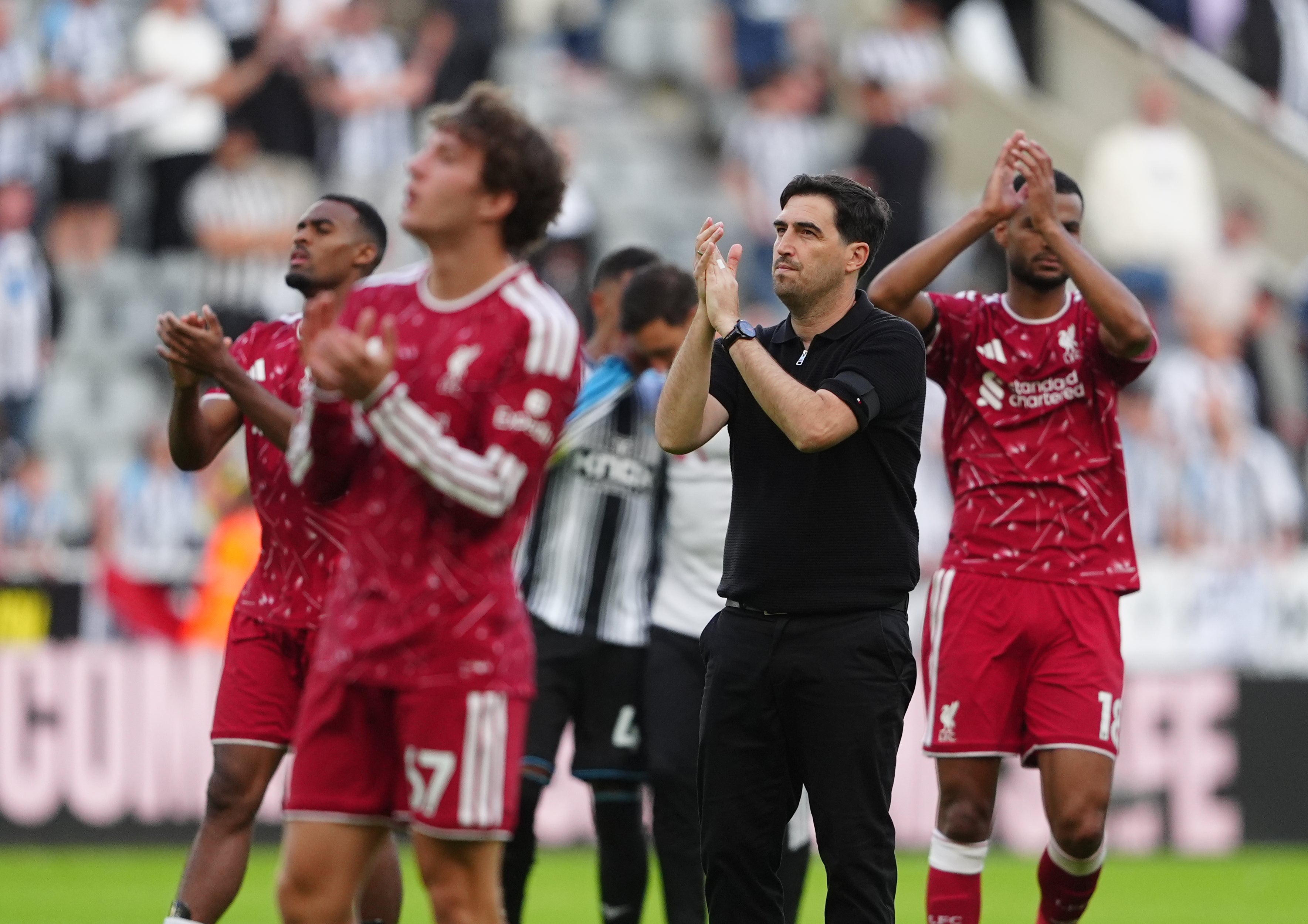 Virgil van Dijk also admitted that it will take Liverpool a while to get used to Andoni Iraola's methods