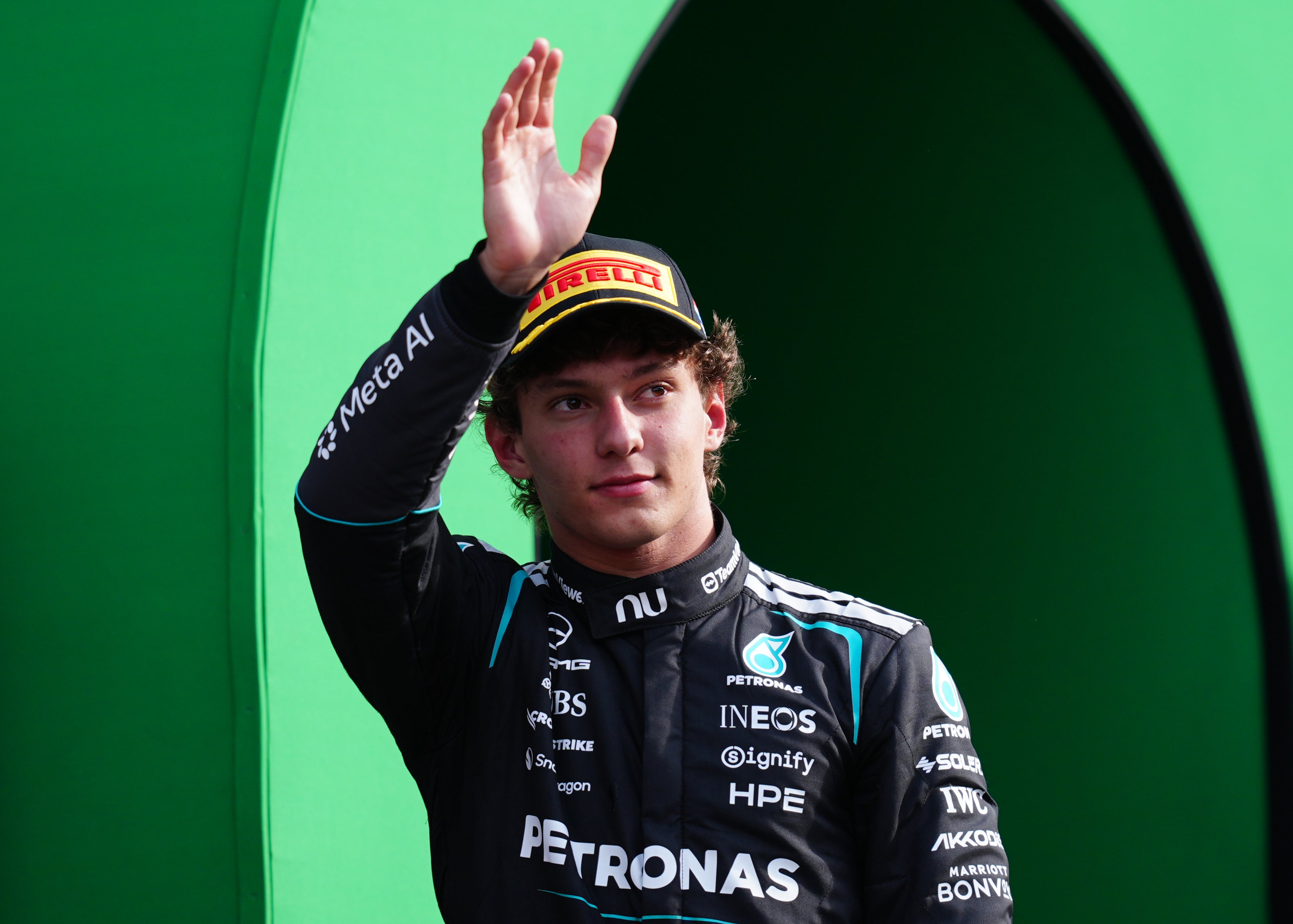 Kimi Antonelli extended his title lead across the weekend (David Davies/PA)