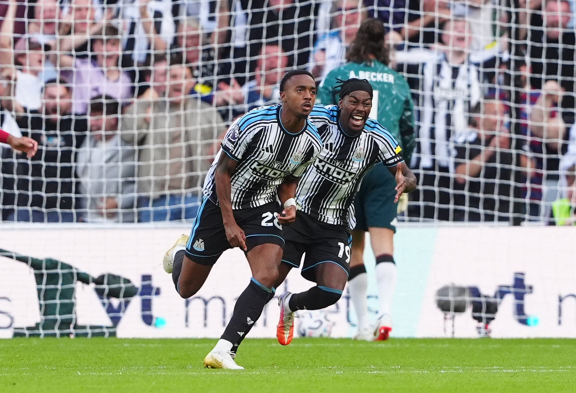 Joe Willock had seemingly scored a winner for Newcastle before Dominik Szoboszlai’s late equaliser (Owen Humphreys/PA)