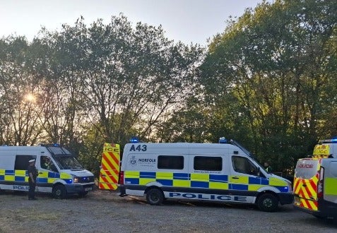 Late night rave in Little Snoring shut down by police 