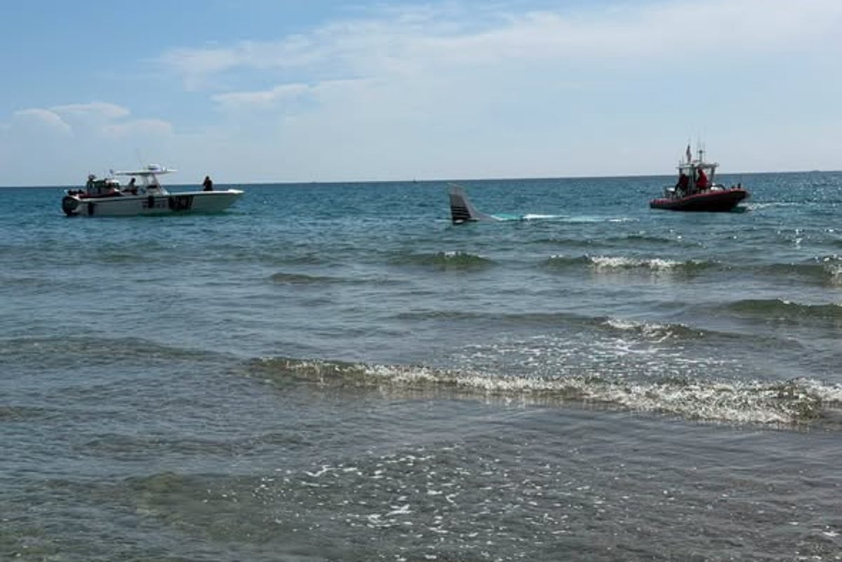 Young pilot makes dramatic ocean landing in Florida before she is rescued unscathed