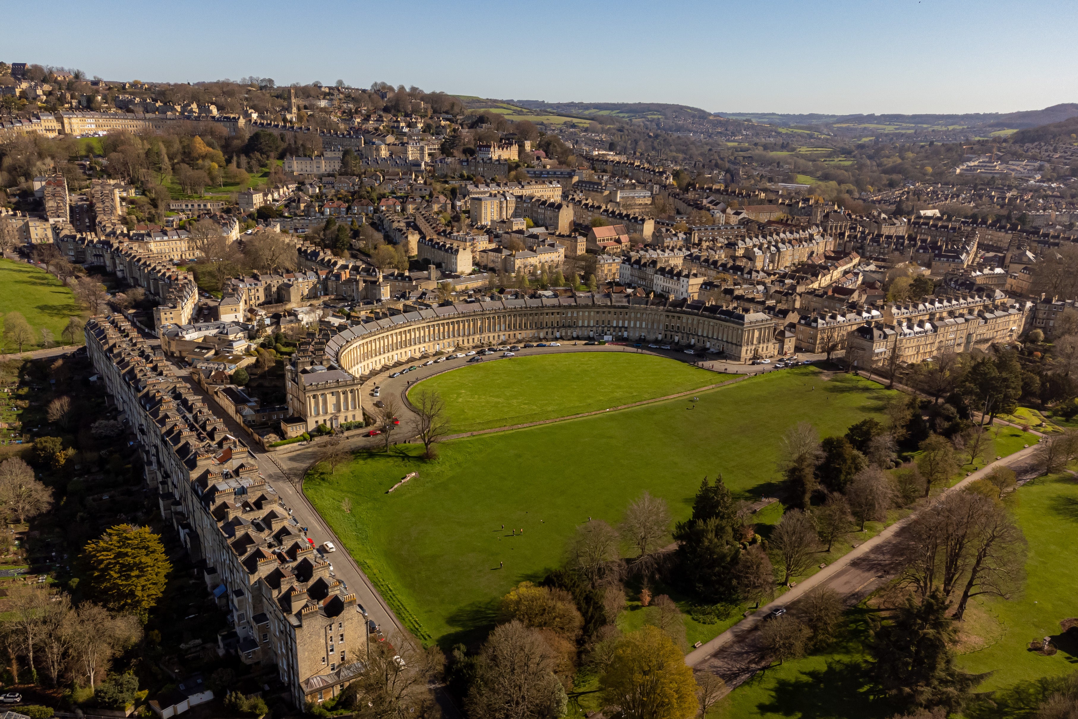 The average asking price for a home in Bath has fallen by 3.8% annually, Rightmove said (Ben Birchall/Archive/PA)