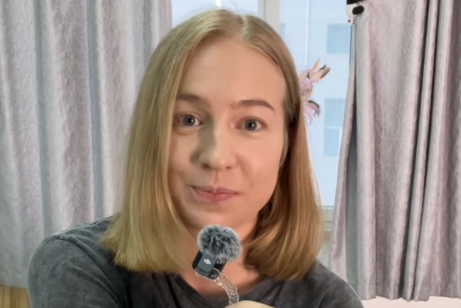 Konfektova says that she suffered fractures to several parts of her body, including her face, and that she has double-vision following the incident (Instagram/@konfektova.mariia)