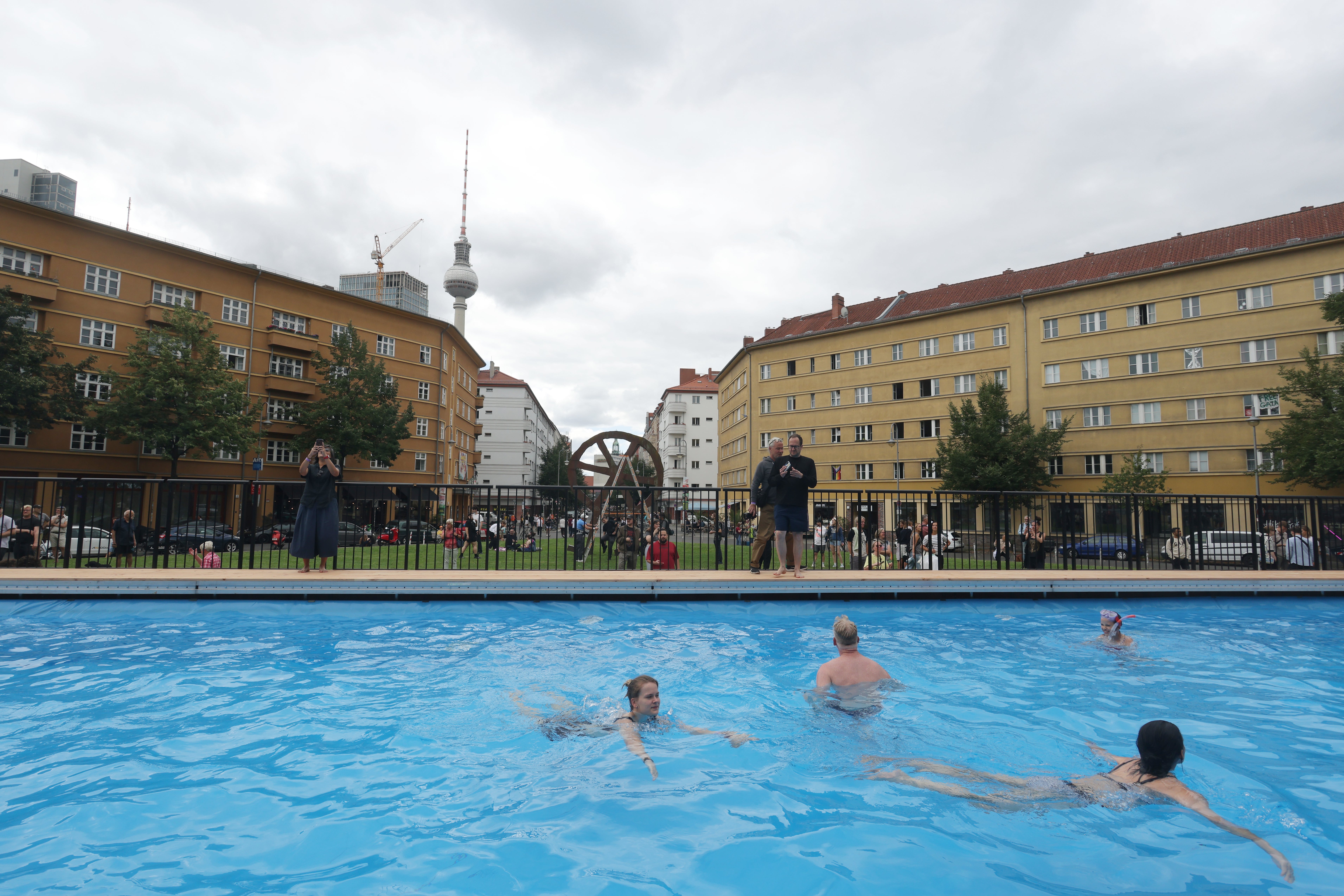 The far right AfD party claimed the swimming session was “apartheid”