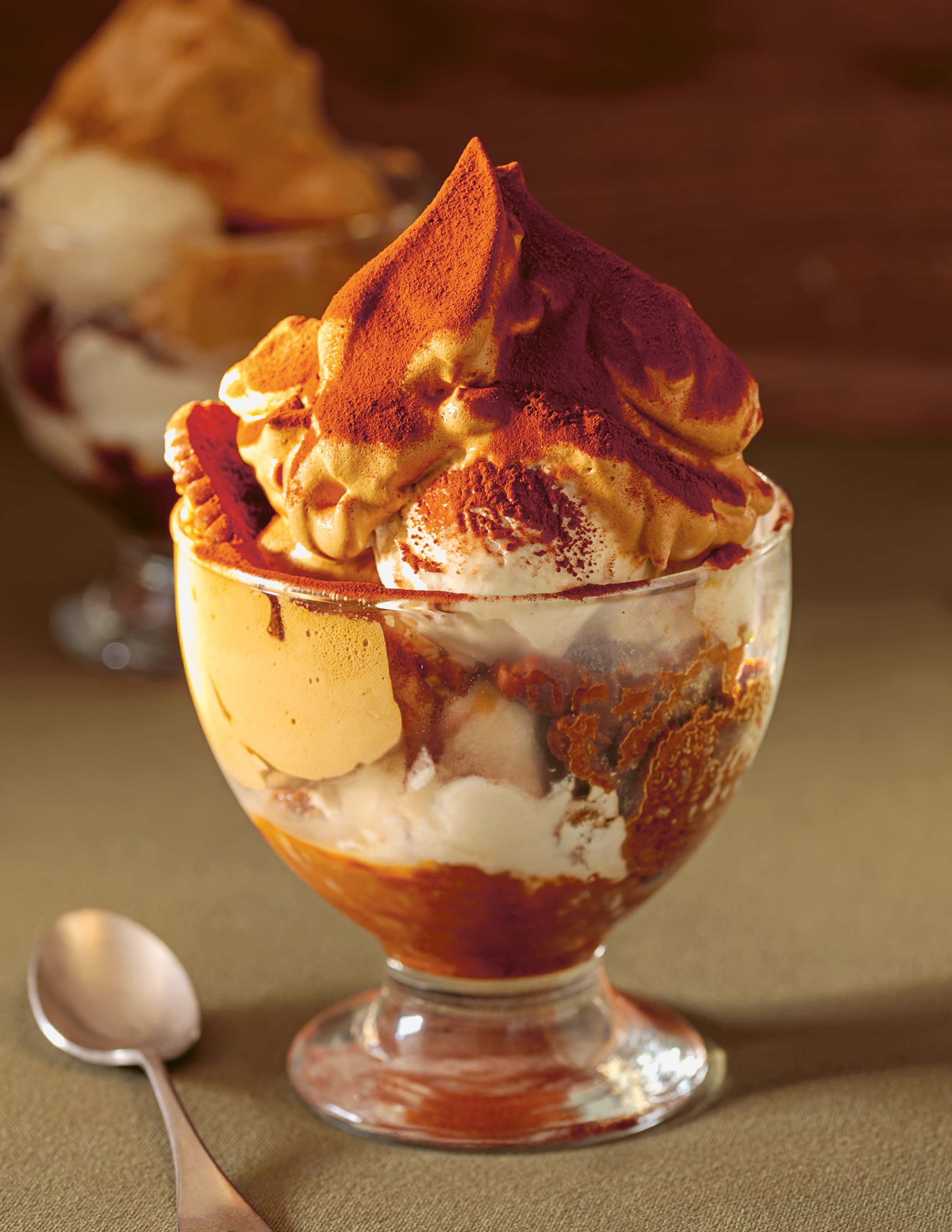 Coffee, Biscoff and vegan ice cream make a low-effort dessert with proper payoff