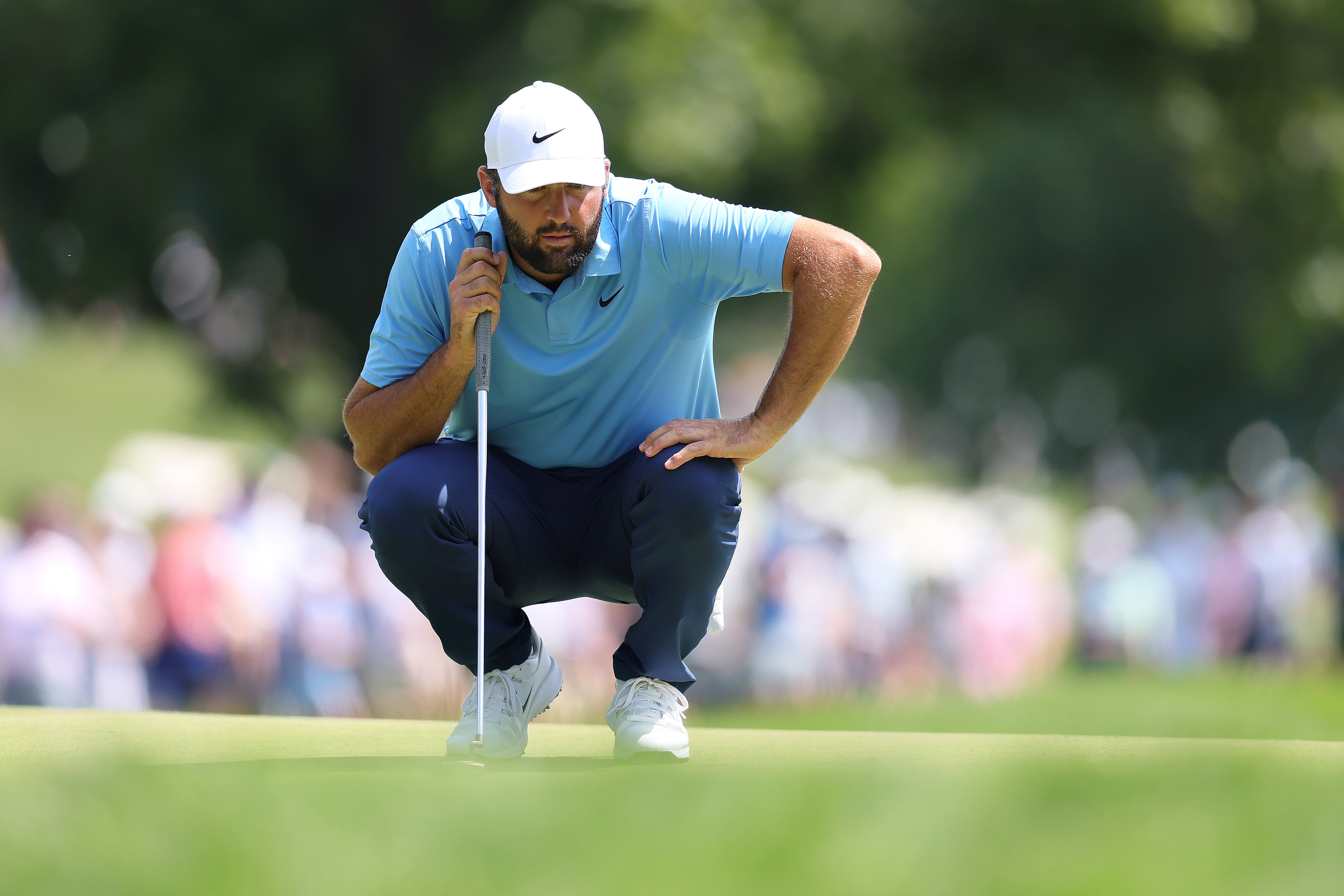 Scheffler struggled with his health at the BMW Championship