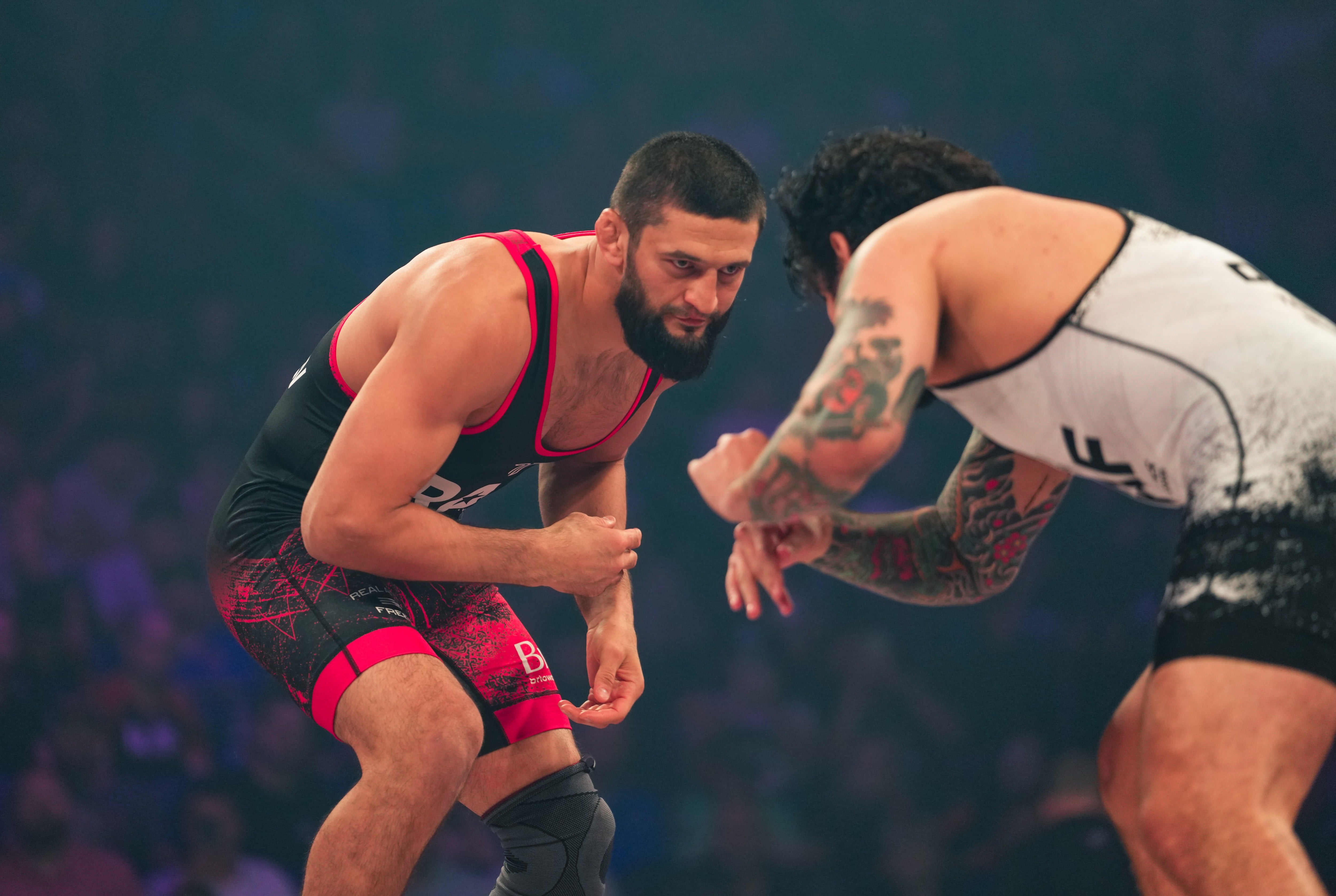 Former UFC champion Khamzat Chimaev in action in RAF