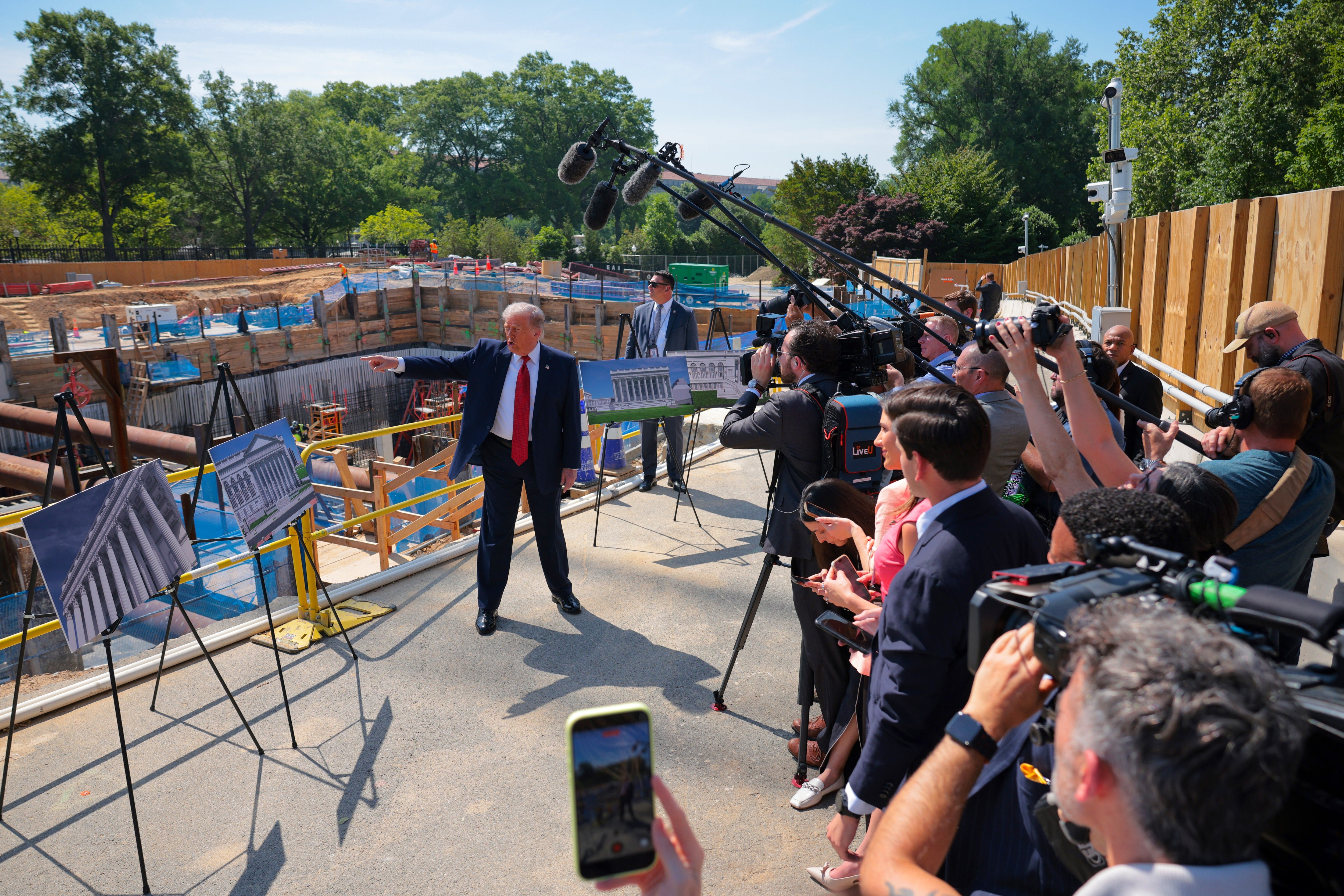The Trump administration has failed so far to obtain congressional authorization and appropriations for the ballroom