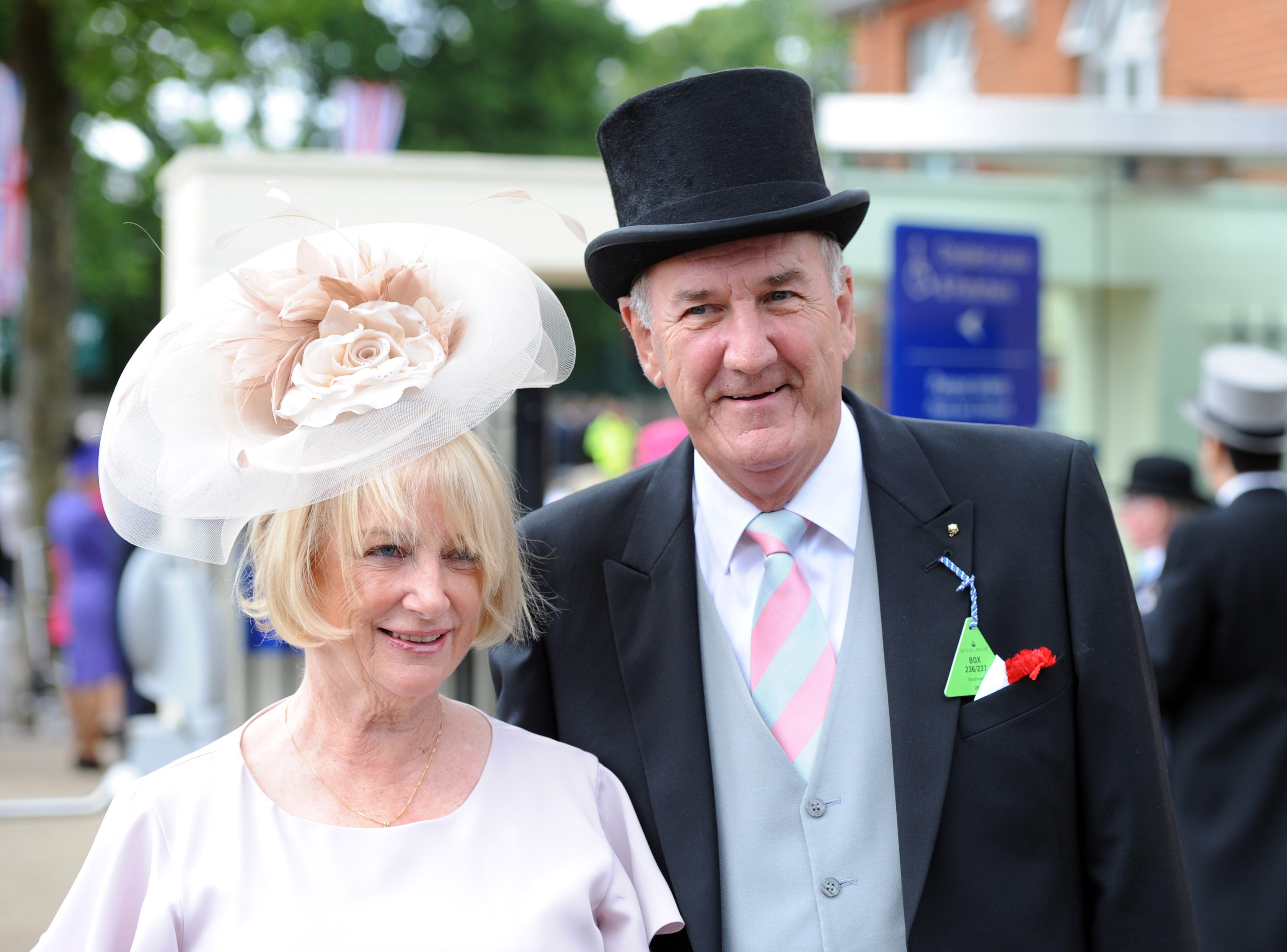 Russ Abbot with his wife Patricia