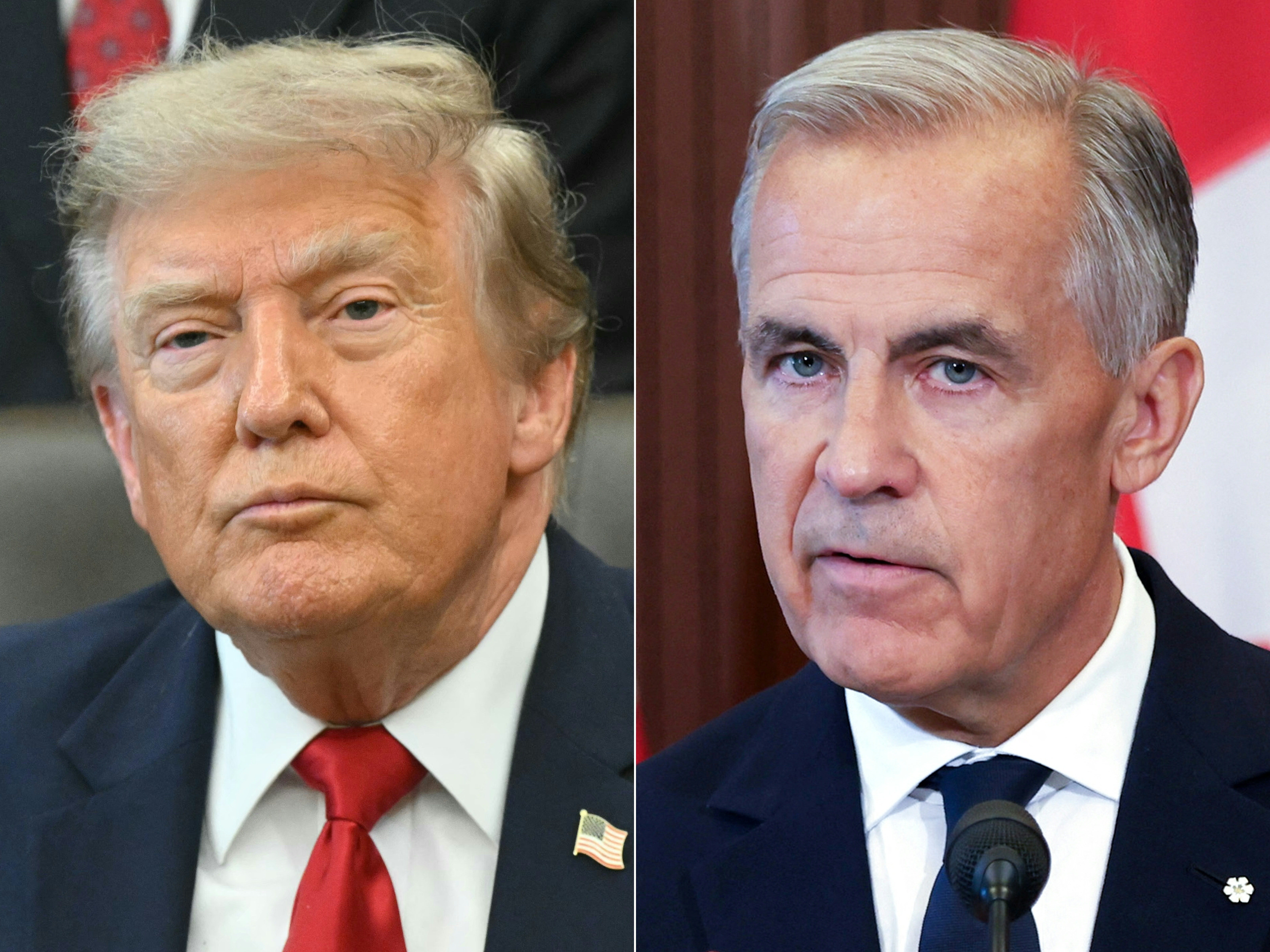 President Donald Trump has waged a retaliatory trade war with Canadian Prime Minister Mark Carney, whose government announced new ‘targeted’ tariffs on hundreds of American goods to match US levies