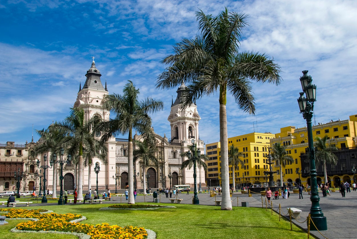 This rail journey starts in Lima