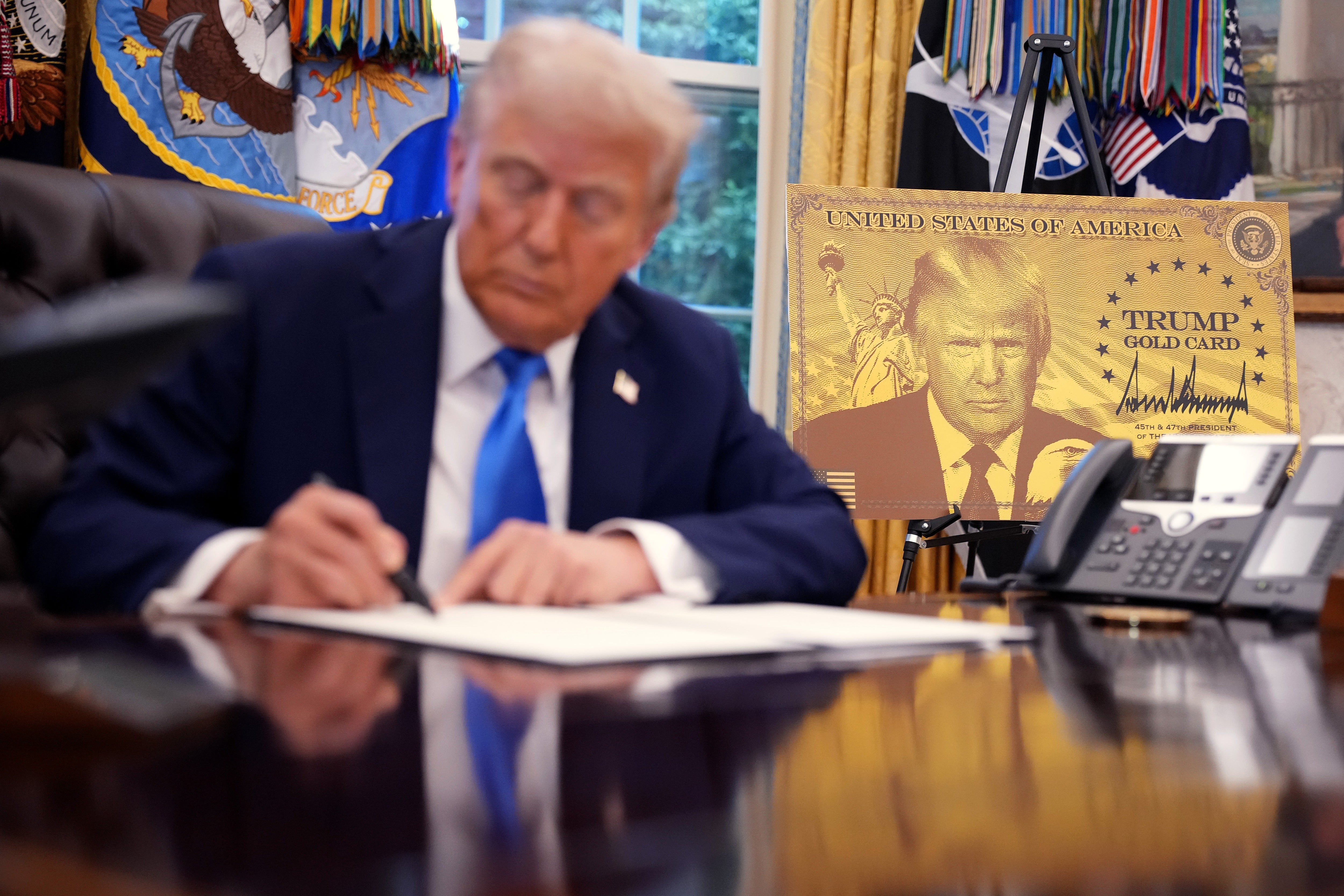 Trump signed a series of executive orders on Sept. 19, 2025, establishing the ‘Trump Gold Card’ and introducing a $100,000 fee for H-1B visas
