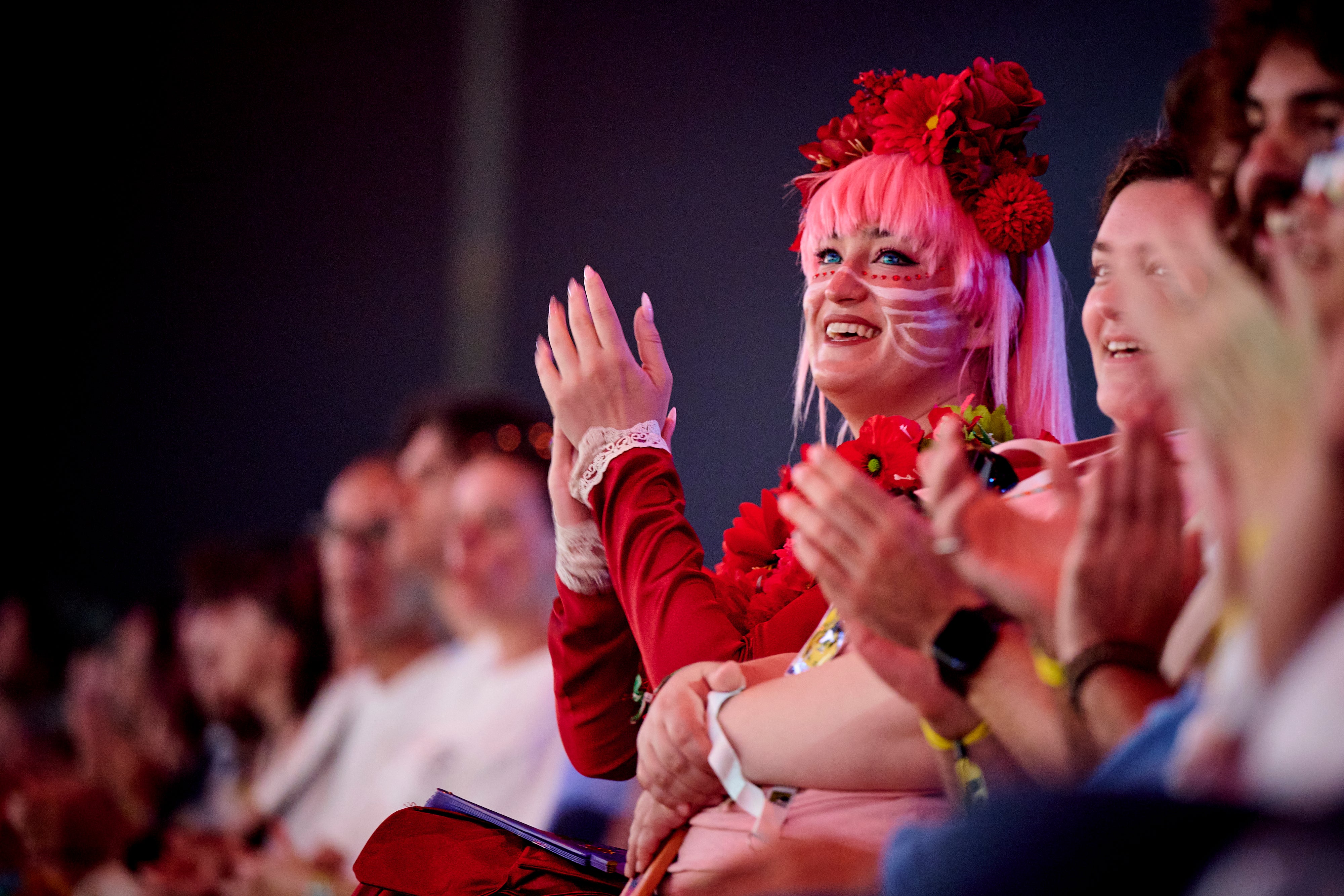 A cosplayer during a 