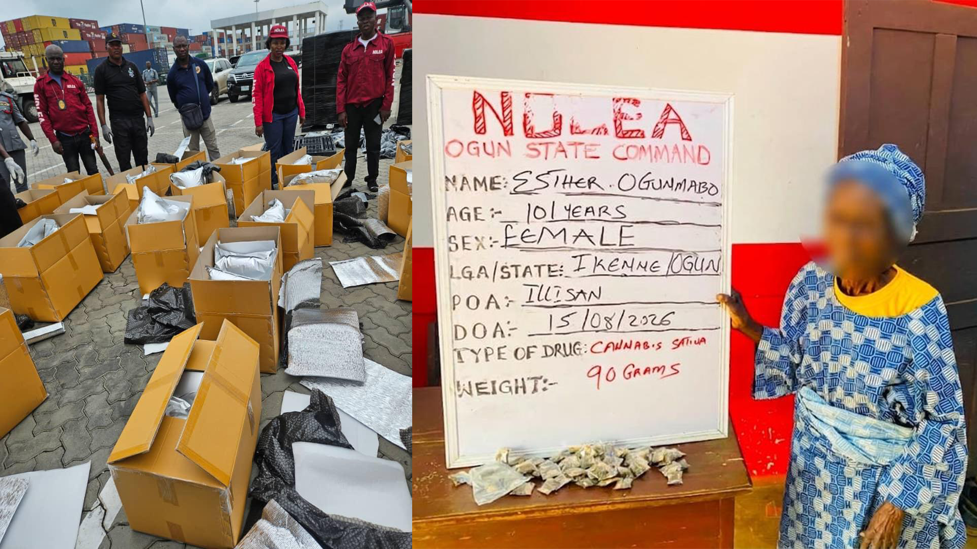 Police arrest 101-year-old great-grandmother for selling drugs in sachets