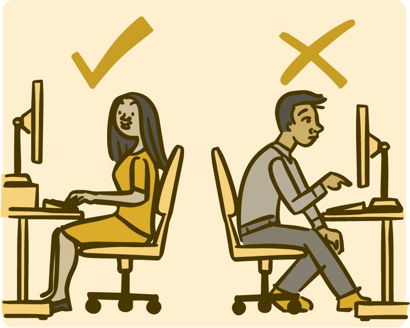 Shrimp or tech neck? What your posture says about your health