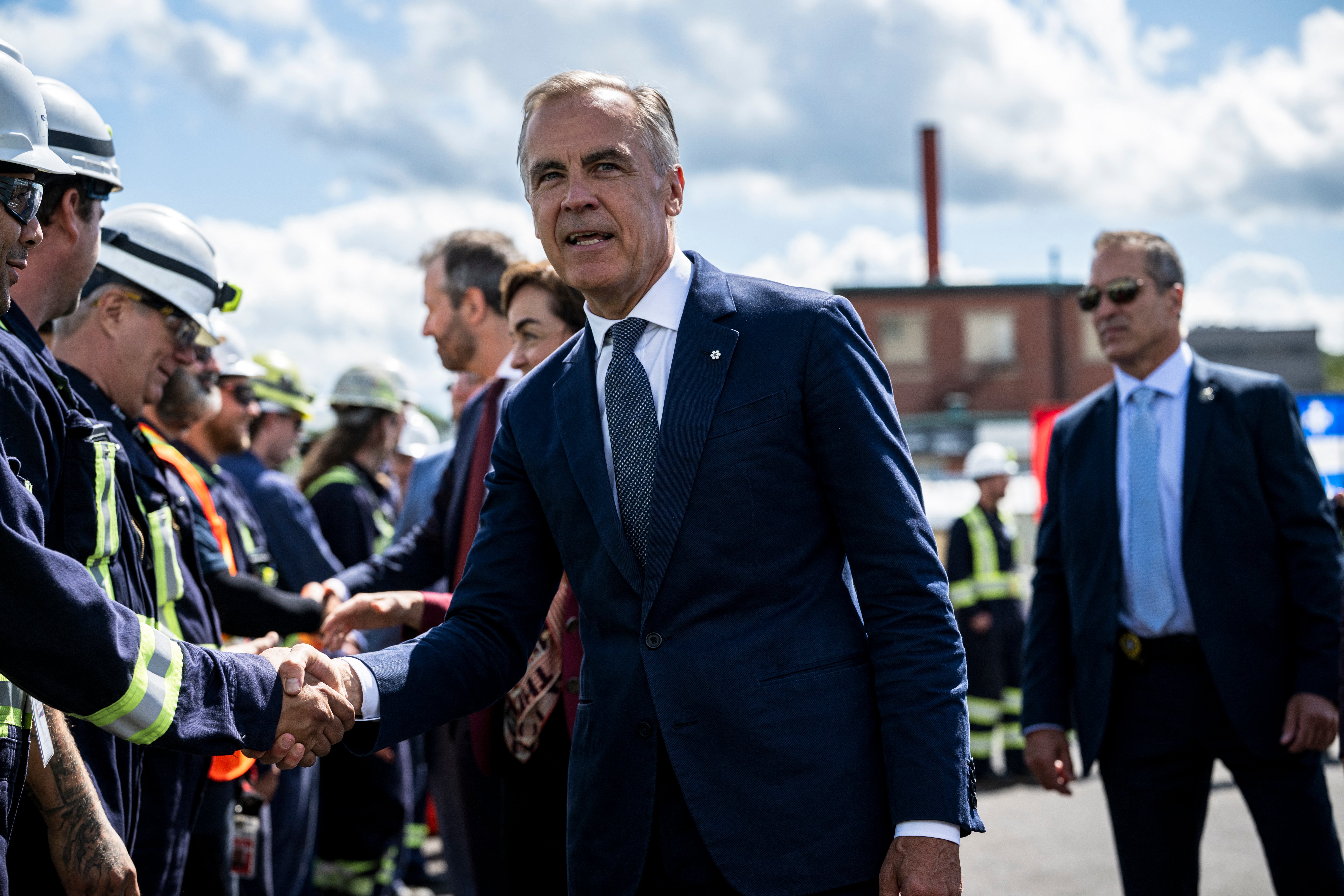Canada’s PM Mark Carney said his government would match the U.S. tariffs ‘dollar for dollar’ with retaliatory levies set to take effect September 8