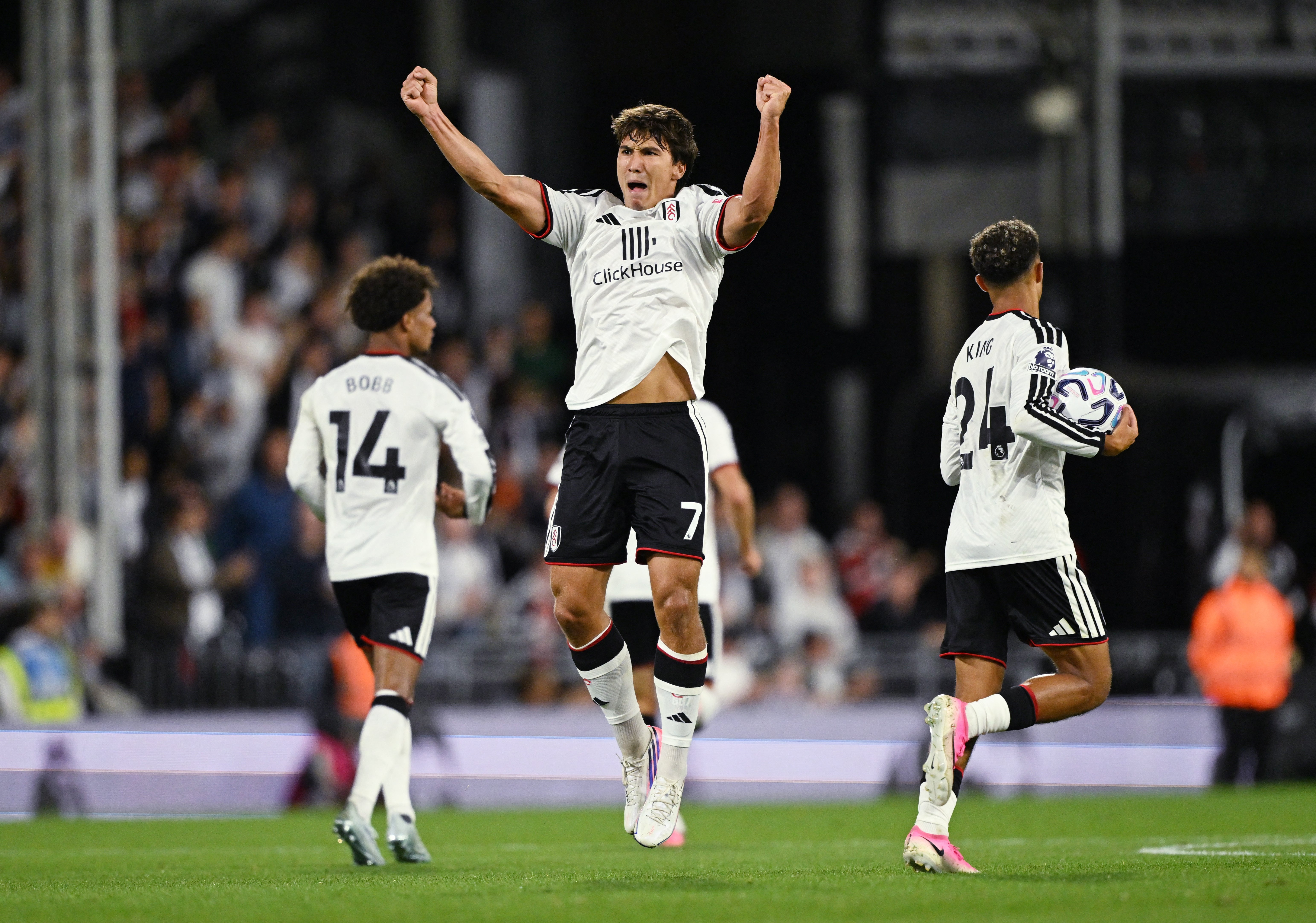 Gonzalo Garcia scored the fifth goal of an end-to-end game
