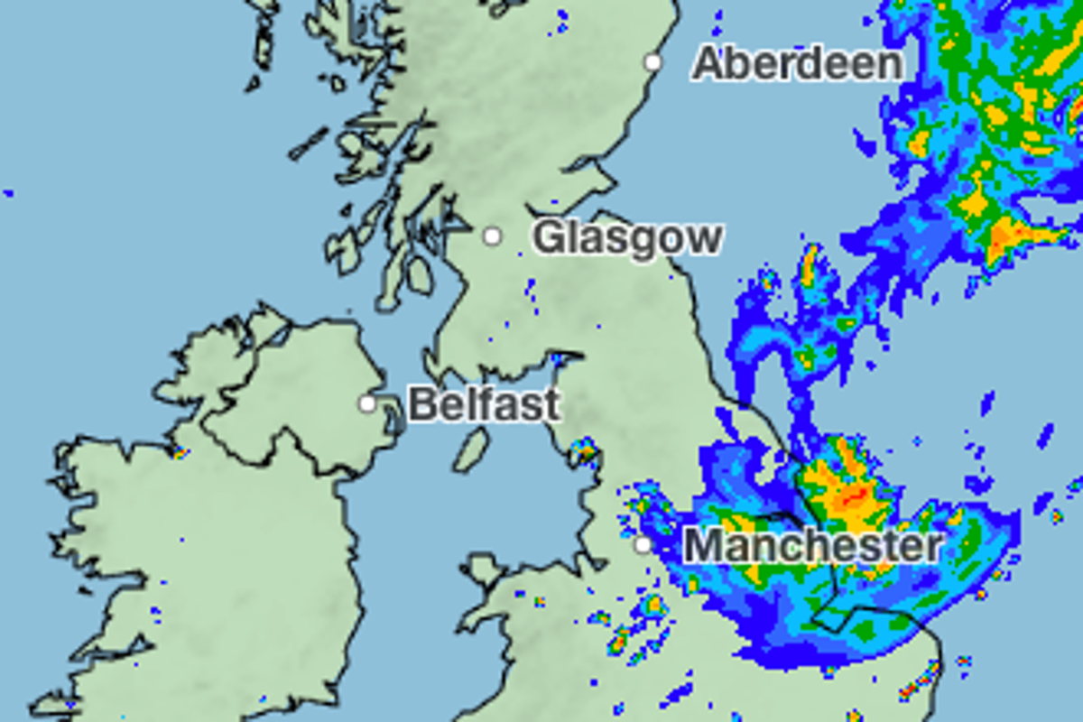 Mapped: Where thunderstorms could hit UK this week
