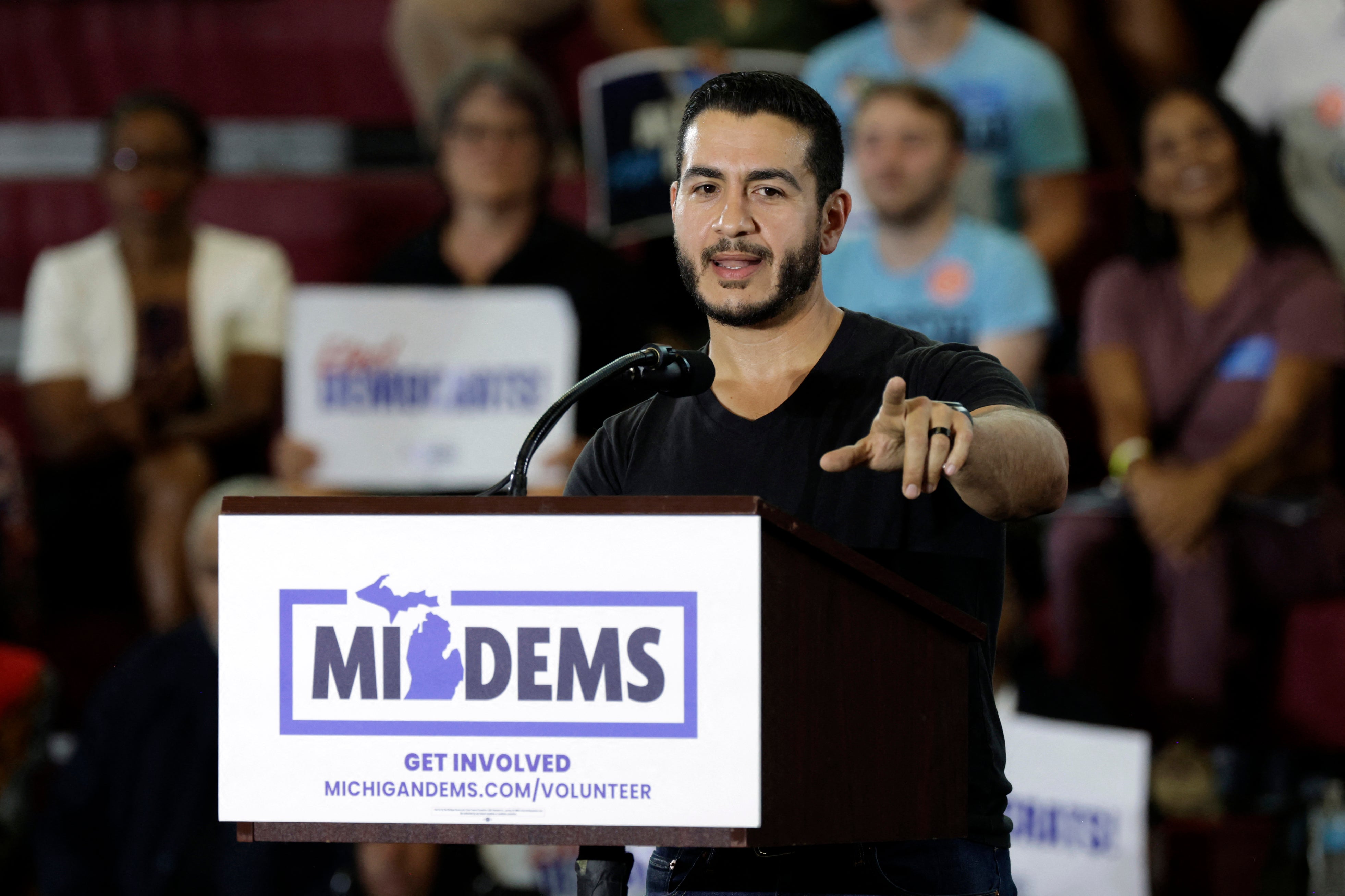 The question came during a conversation about gender-affirming surgery for minors, in which El-Sayed said, ‘I just think the government shouldn't tell you what kind of healthcare you should have’