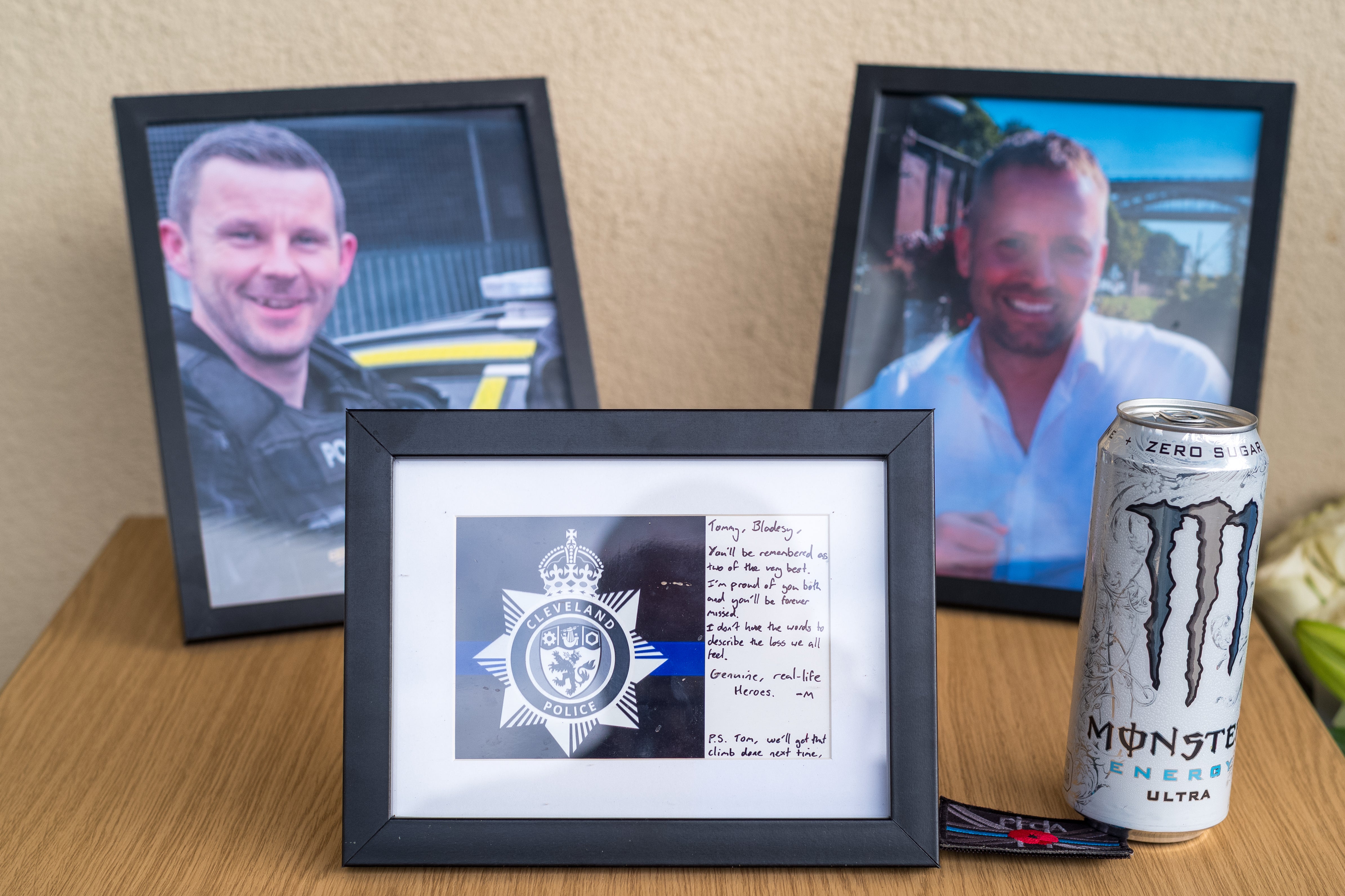 Two police officers were killed in the crash