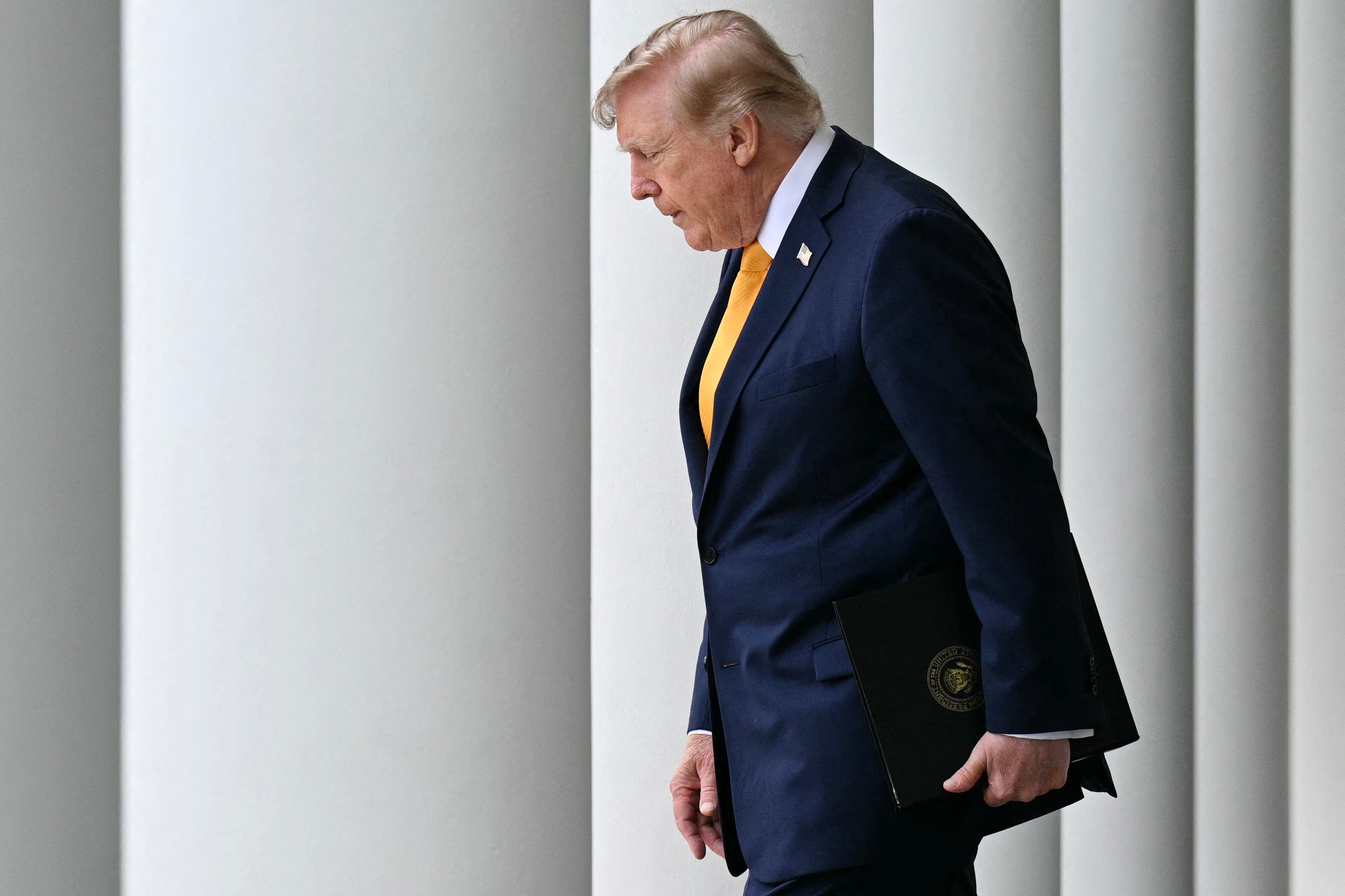 President Trump has been advised to lose weight by his doctors, according to a new report (AFP/Getty)