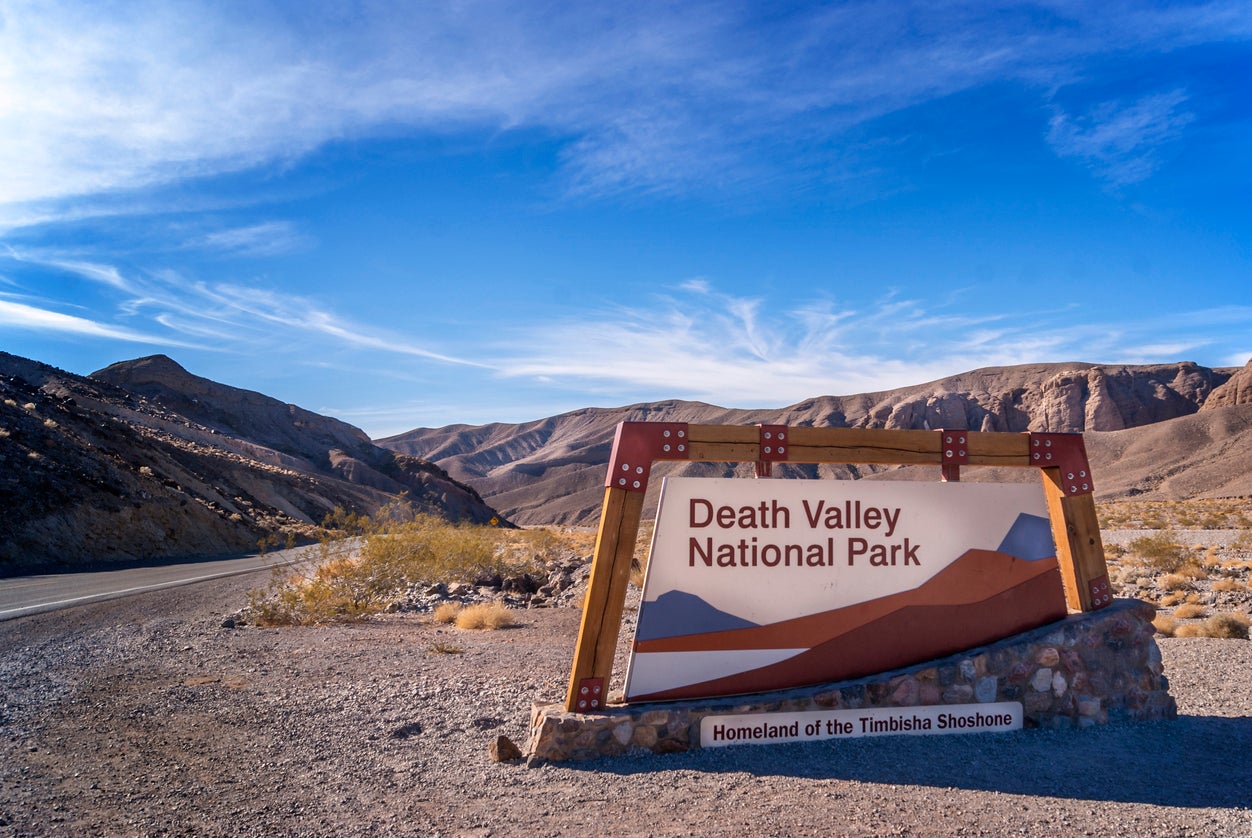 The man was pronounced dead at Death Valley National Park in California while his travel companion survived the harrowing ordeal