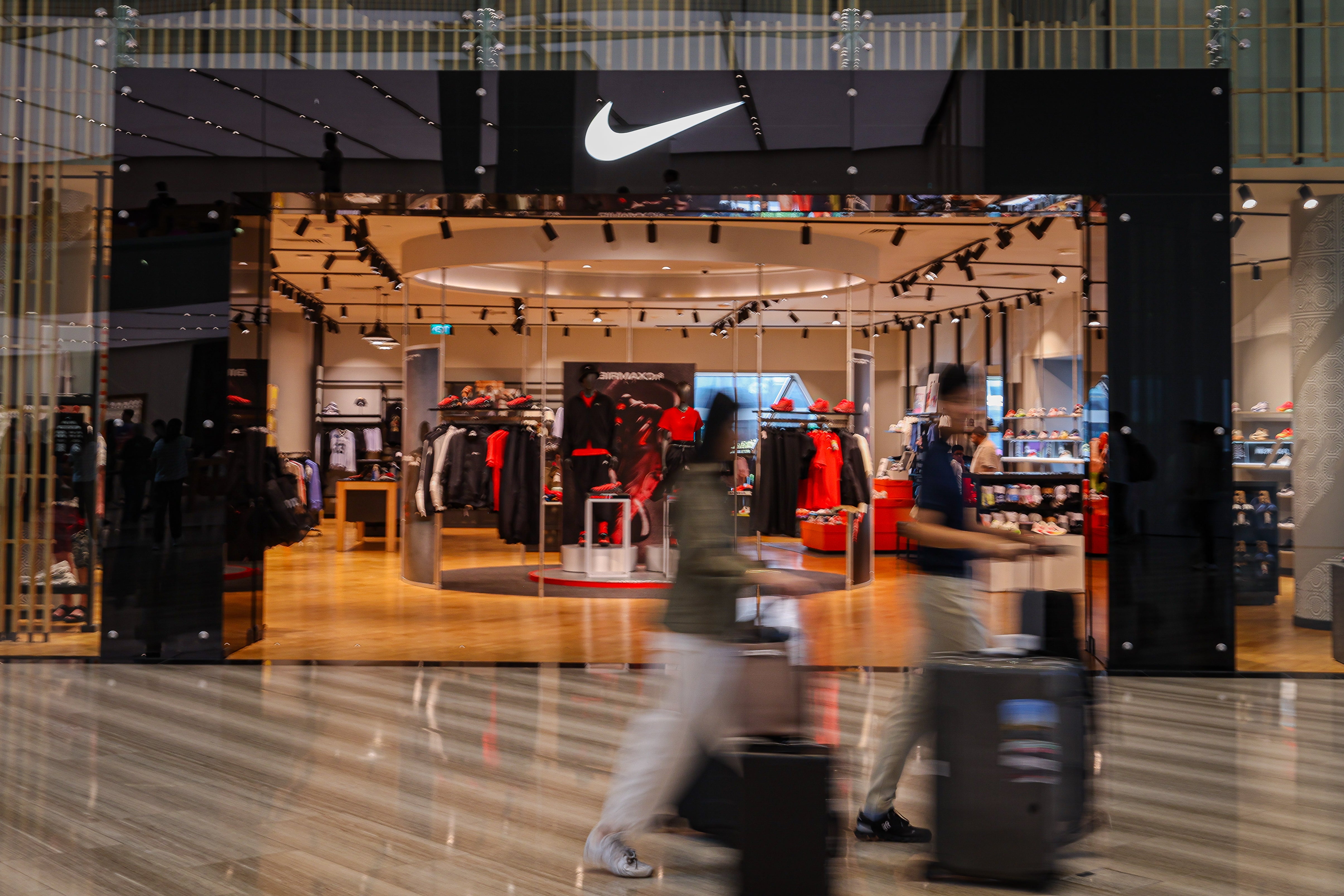 The alleged theft took place at Shanghai’s Jewel Changi airport (file photo)