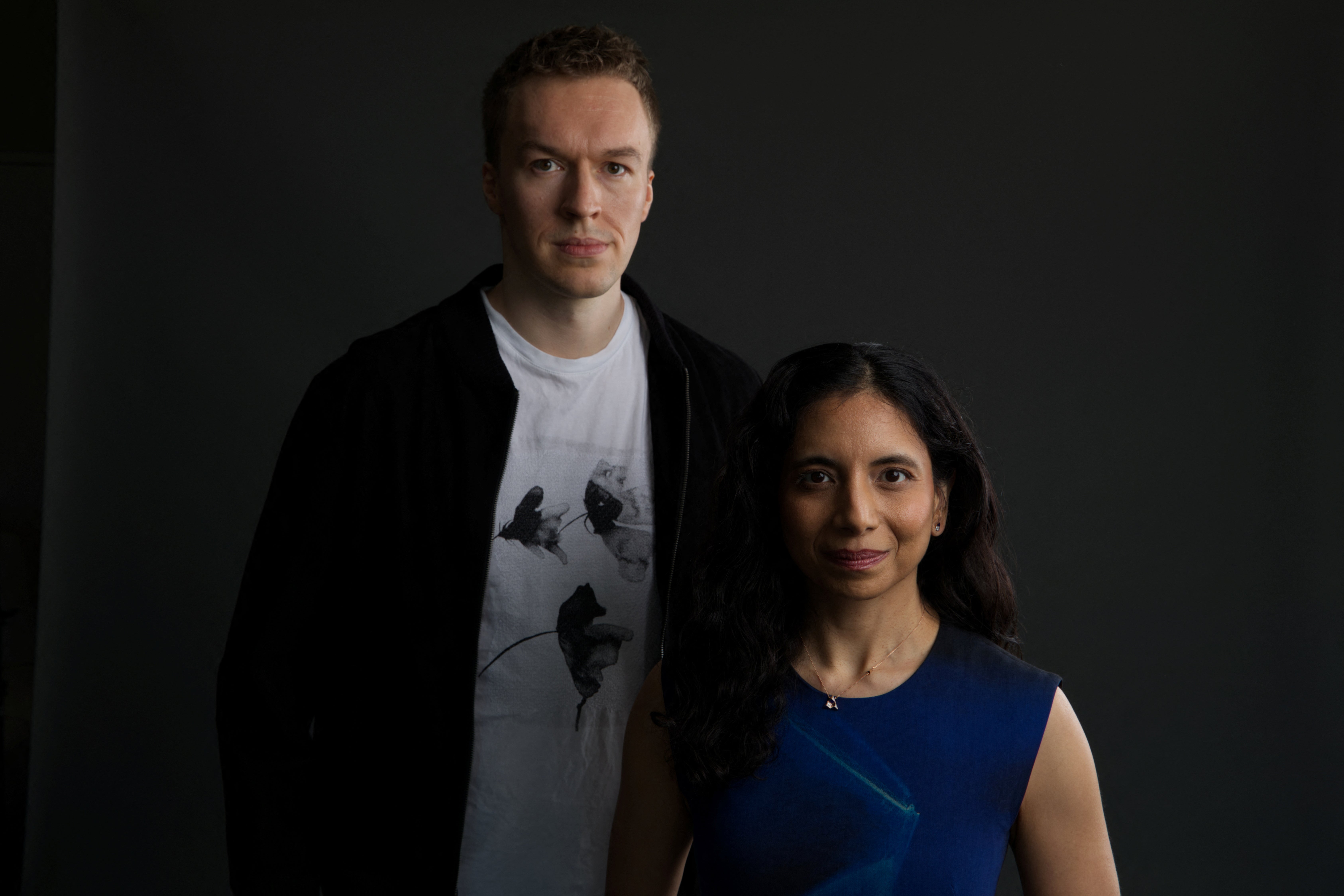 Accelerated Understanding Inc's co-founders Anima Anandkumar and Benedikt Jenik (Reuters)
