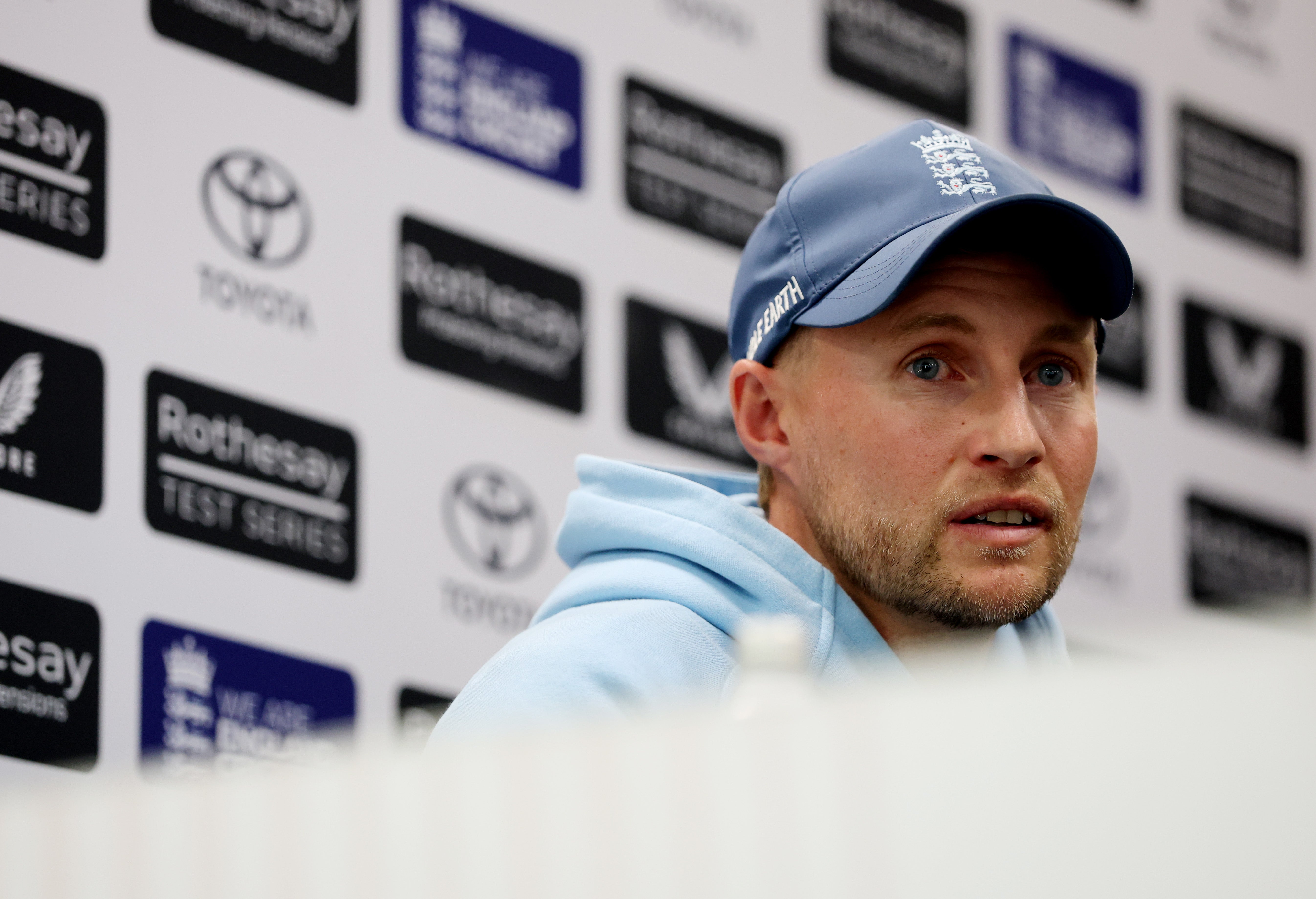 Joe Root speaks to the media at Lord’s after the latest late-night incident involving an England player