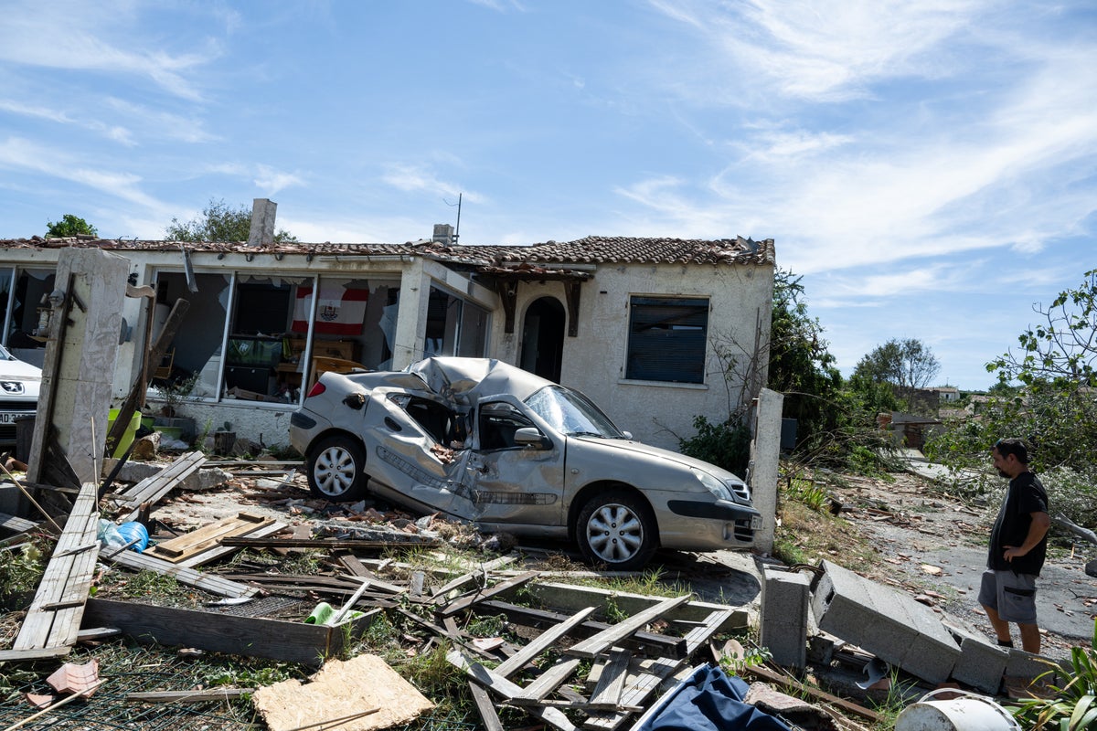 A tornado tears through a village in southern France, injuring 39 and wrecking 300 homes