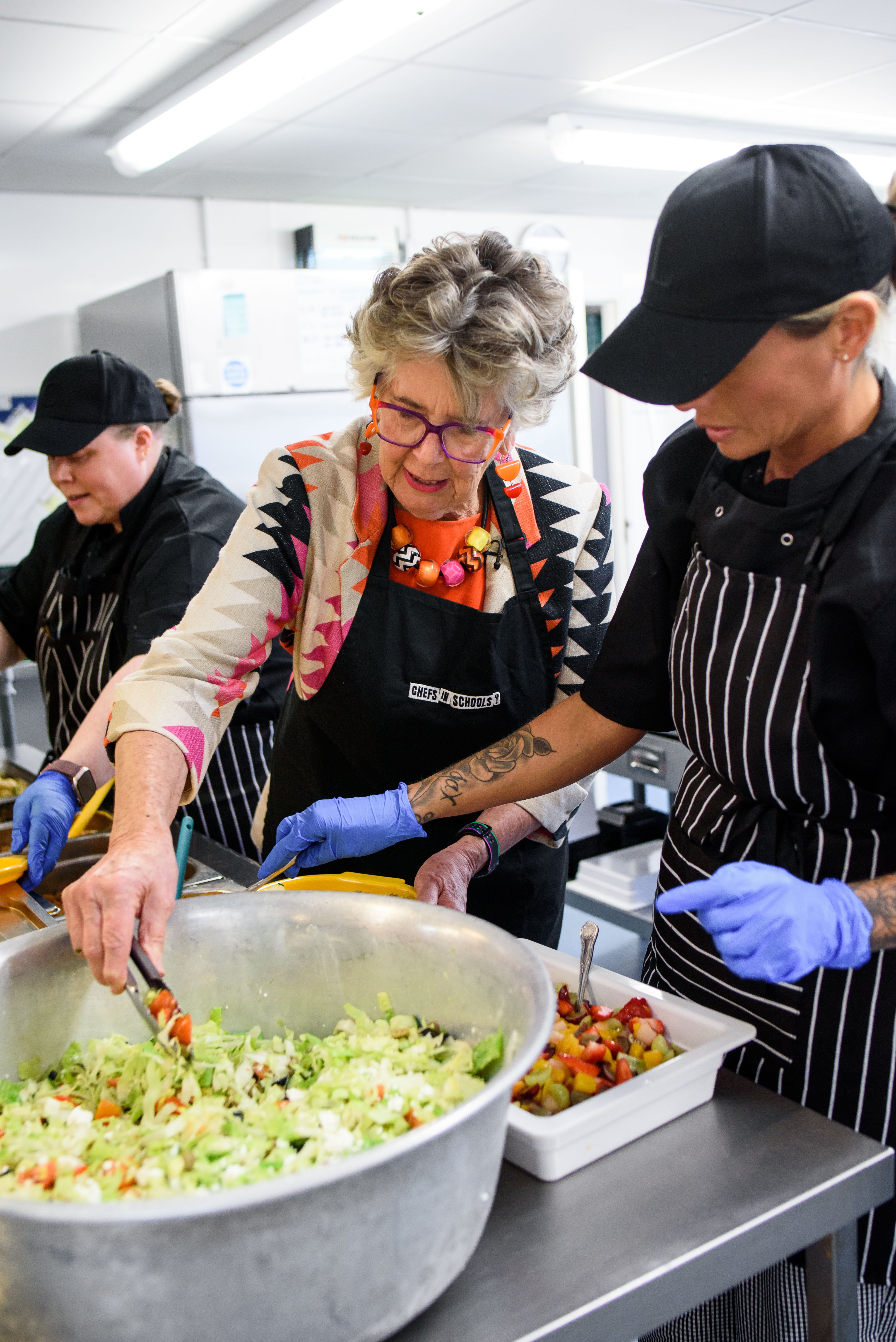Dame Prue also praised the ongoing efforts to improve school food