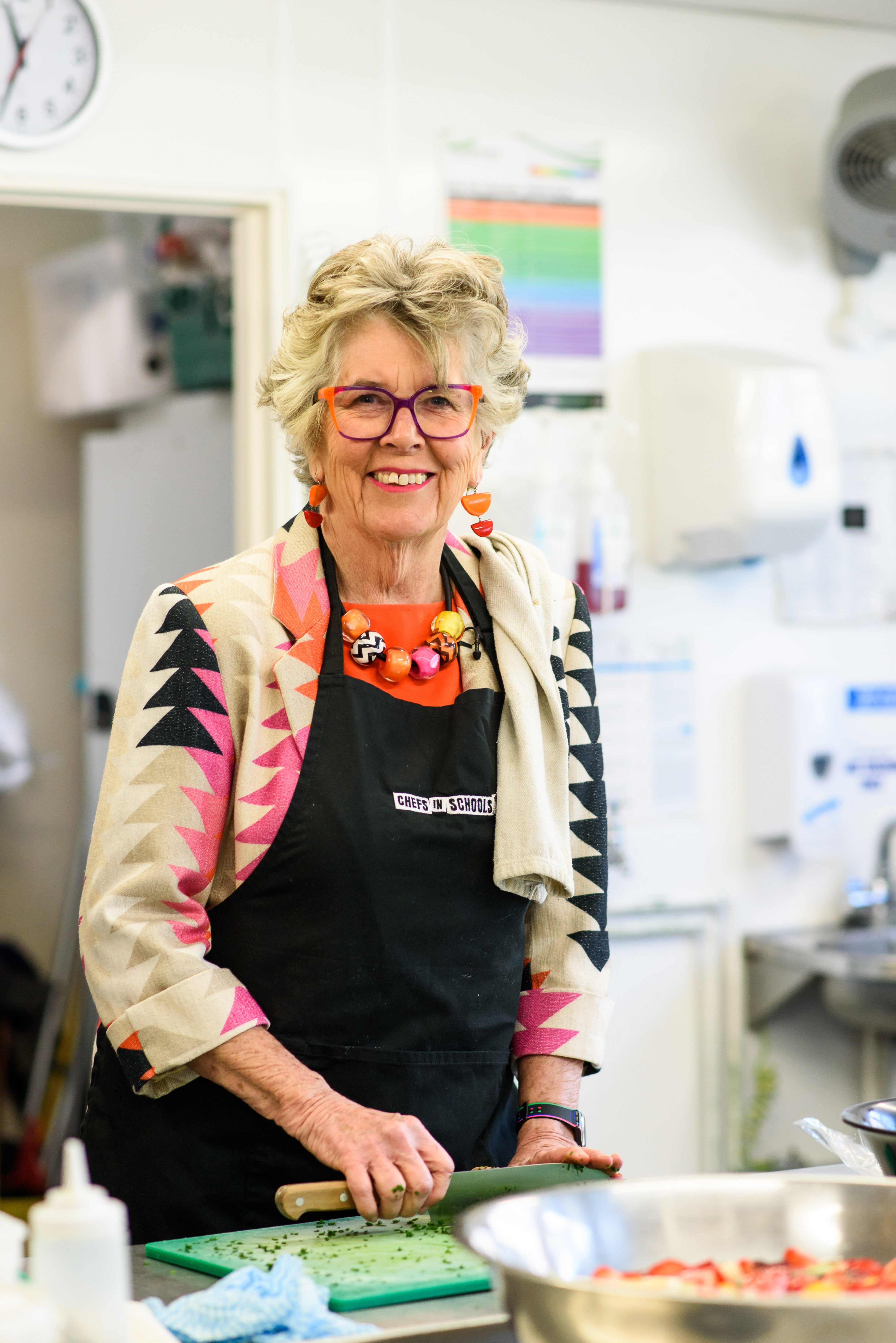 Dame Prue said feeding children tasty, nutritious food will not only help them be healthy but will also be an ‘opportunity for pleasure’