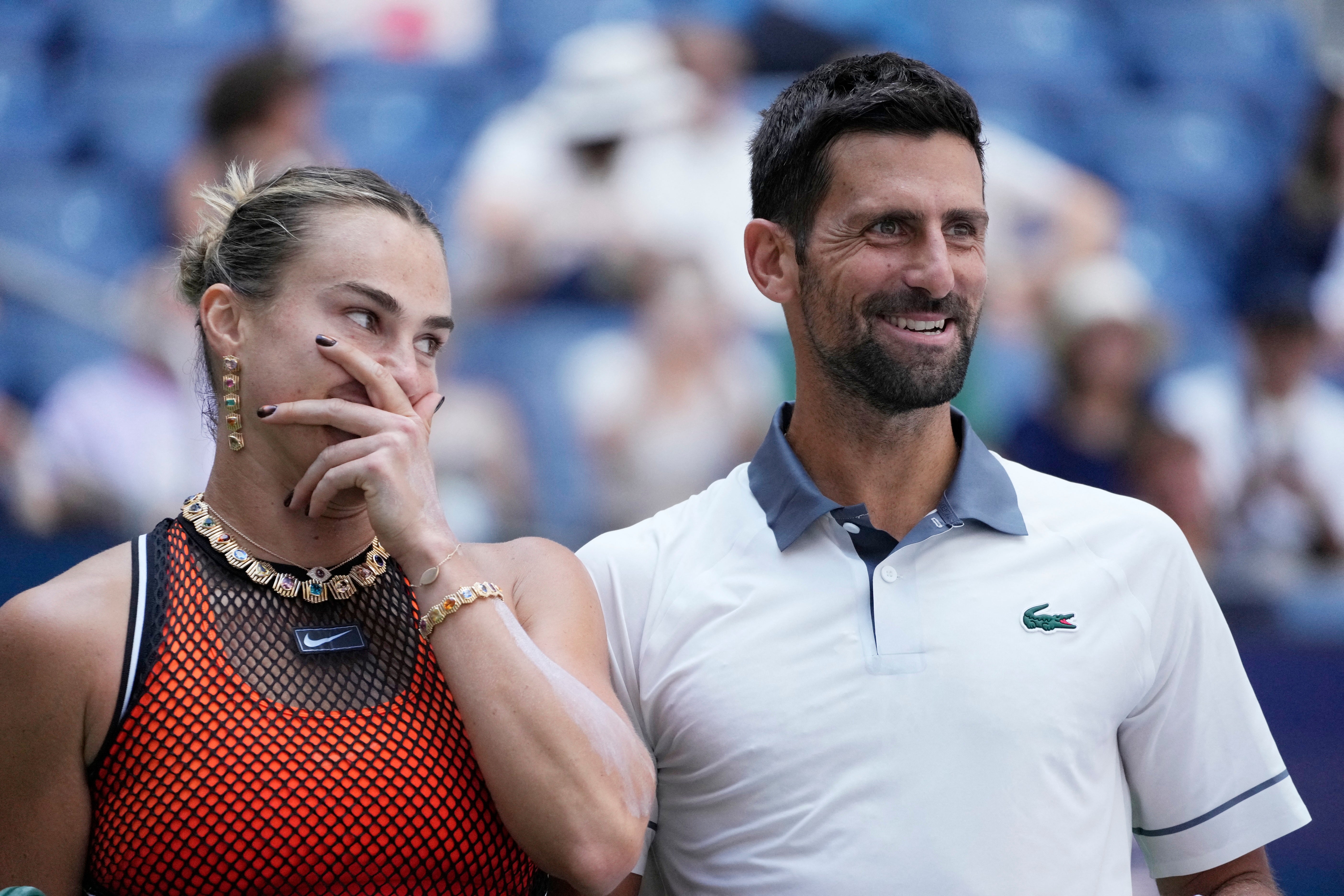 US Open LIVE: Sabalenka and Djokovic knocked out before Williams and Alcaraz team up in mixed doubles