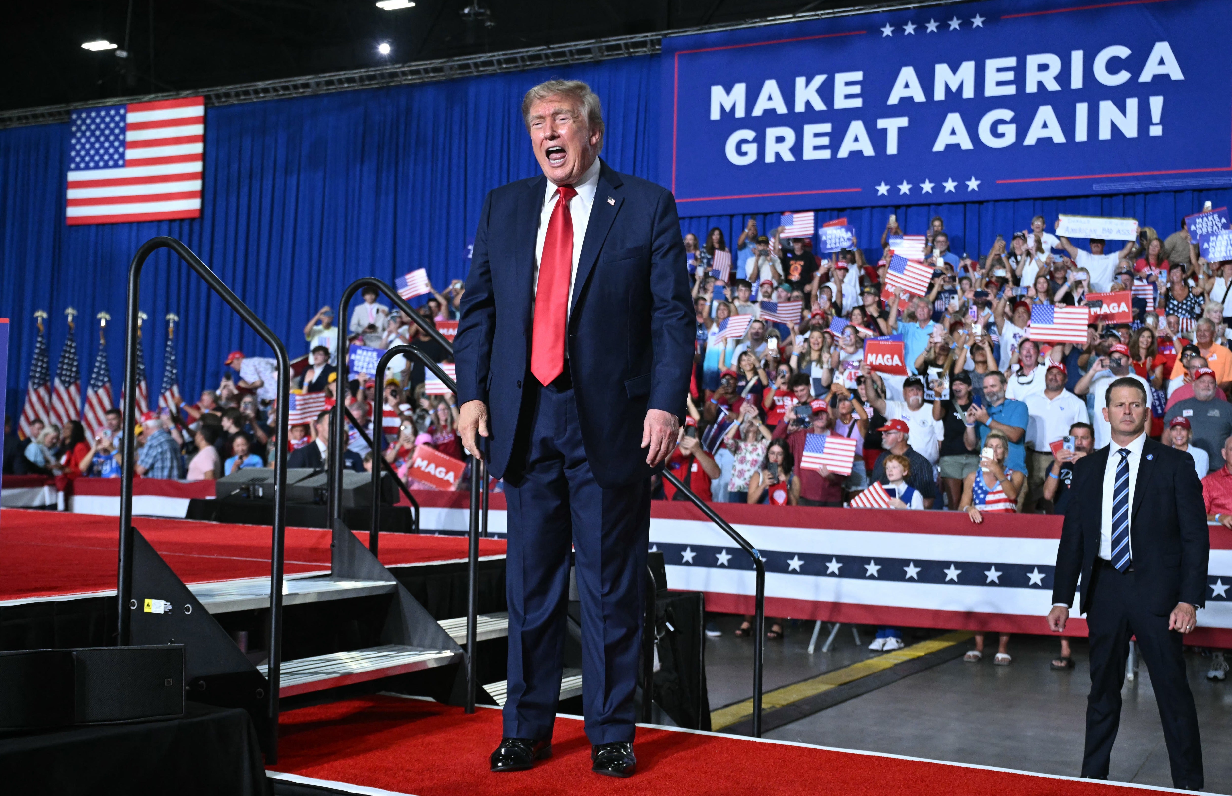 Trump&rsquo;s midterm convention deemed a &lsquo;s*** show&rsquo; with high ticket prices, low attendance and NFL competition