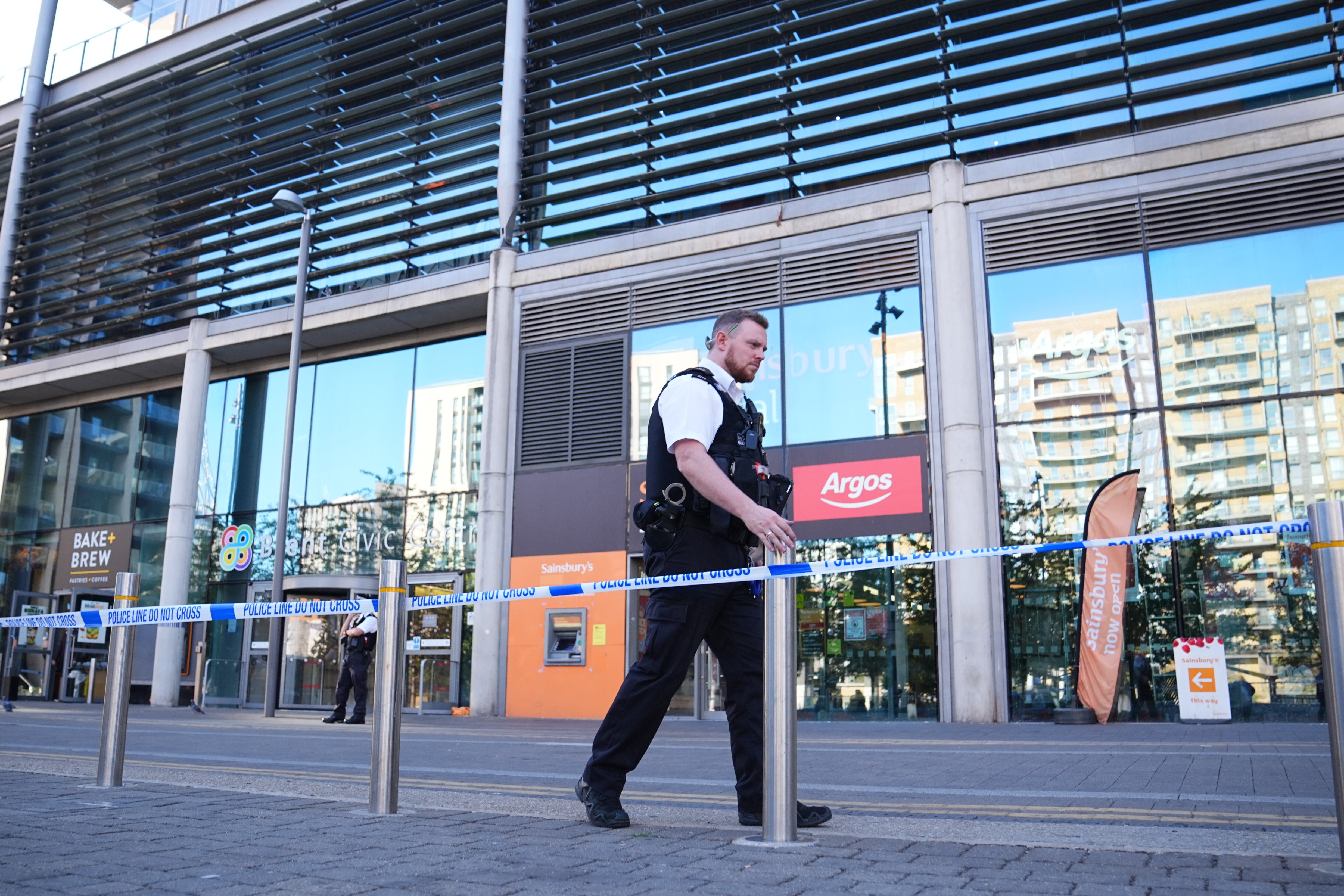 Emergency services were called to Brent Civic Centre on Tuesday afternoon