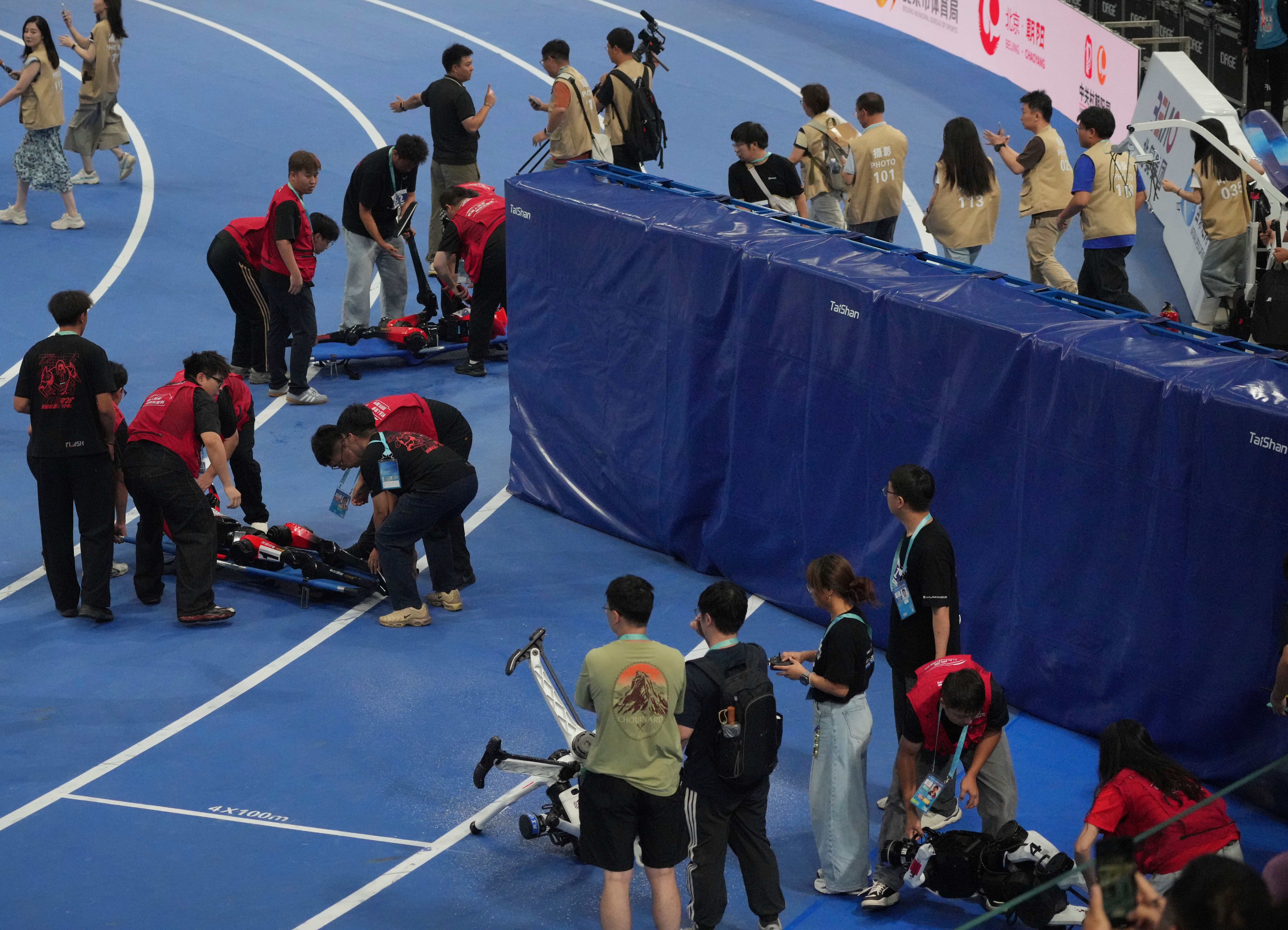 independent.co.uk - Via AP news wire - A Chinese humanoid robot sets a new 100-meter sprint record at Beijing Games
