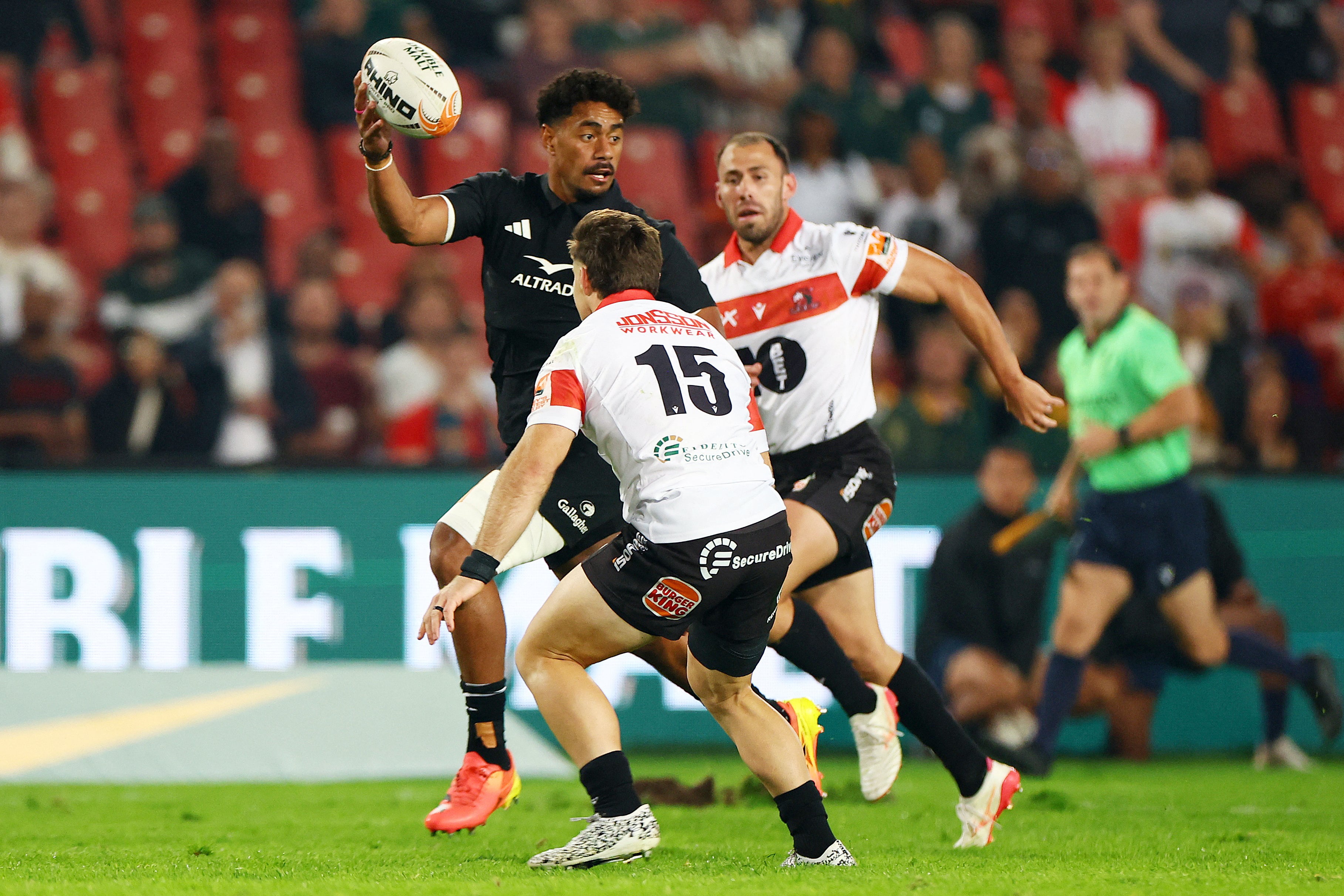 Emoni Narawa created New Zealand’s first try (Reuters)