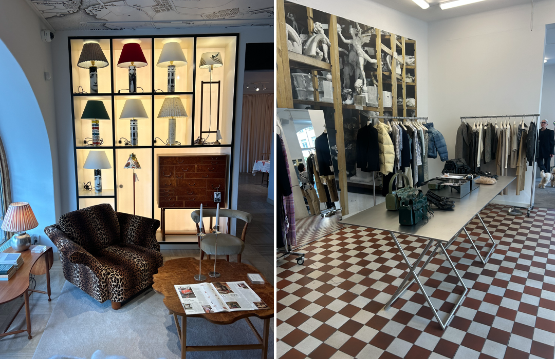 Svenskt Tenn is must-have for design lovers, while fashion fans must pay a visit to the Acne Studios’ archive store