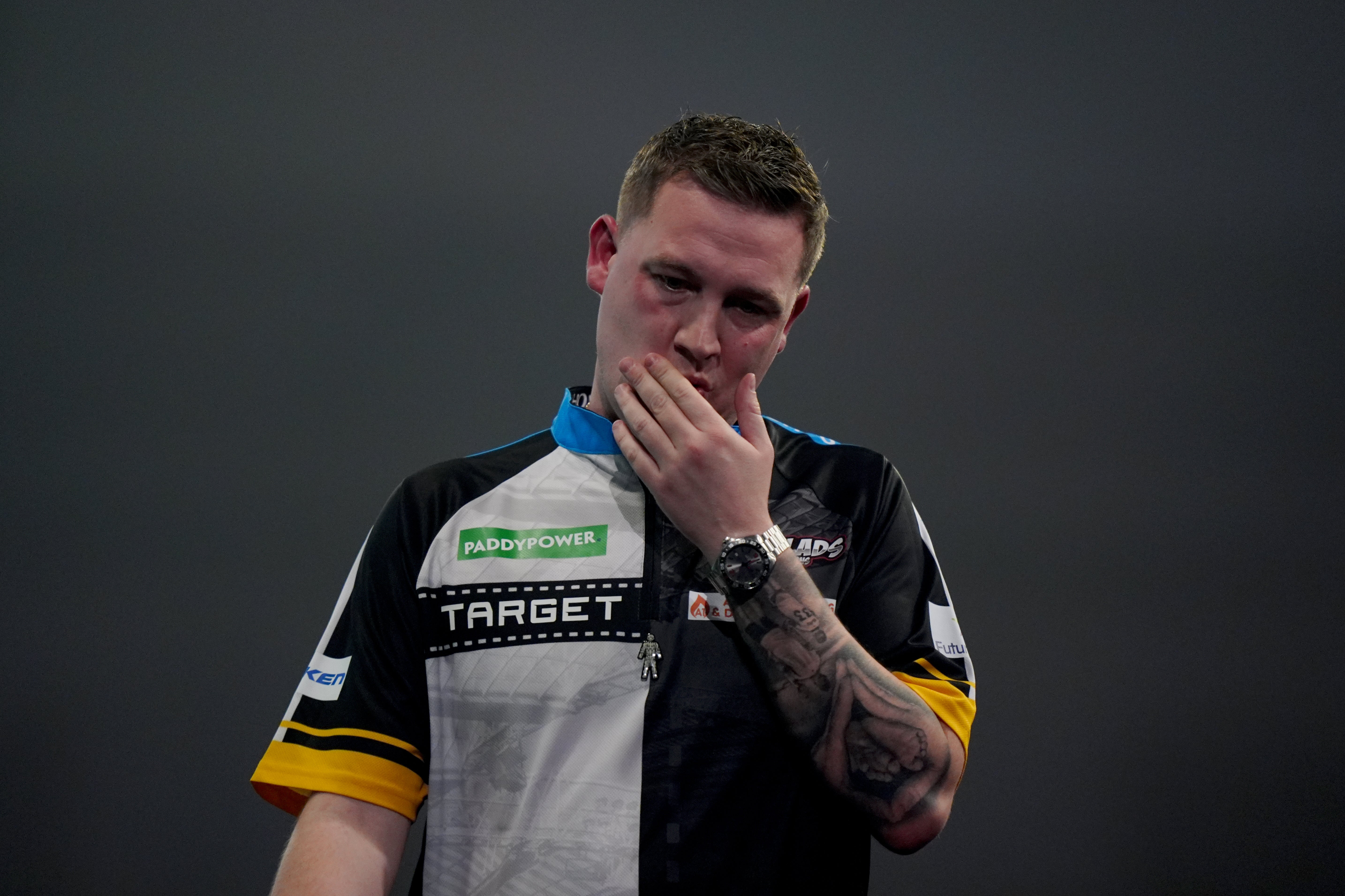 Littler beat Chris Dobey earlier in Leicester (PA)