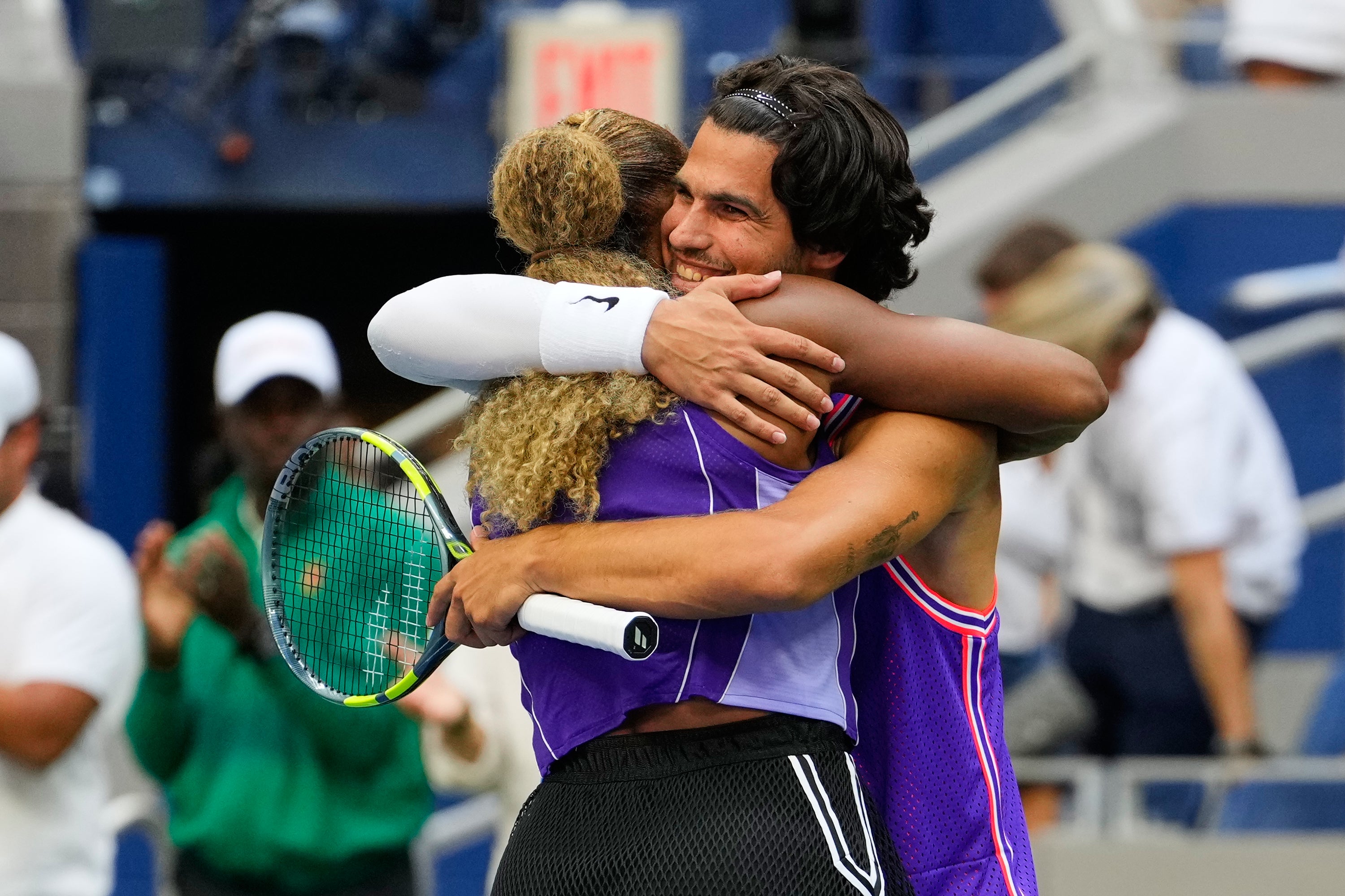 Serena Williams and Carlos Alcaraz knocked out of US Open mixed doubles in last eight