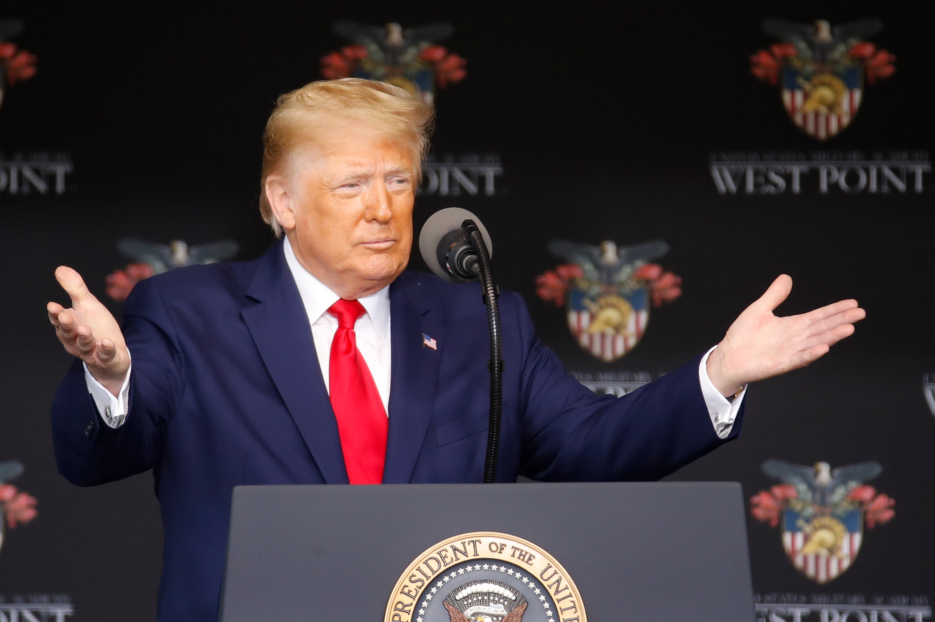 A climatologist on the faculty of the US Military Academy at West Point says Donald Trump forced him and others to mislead cadets in the classroom