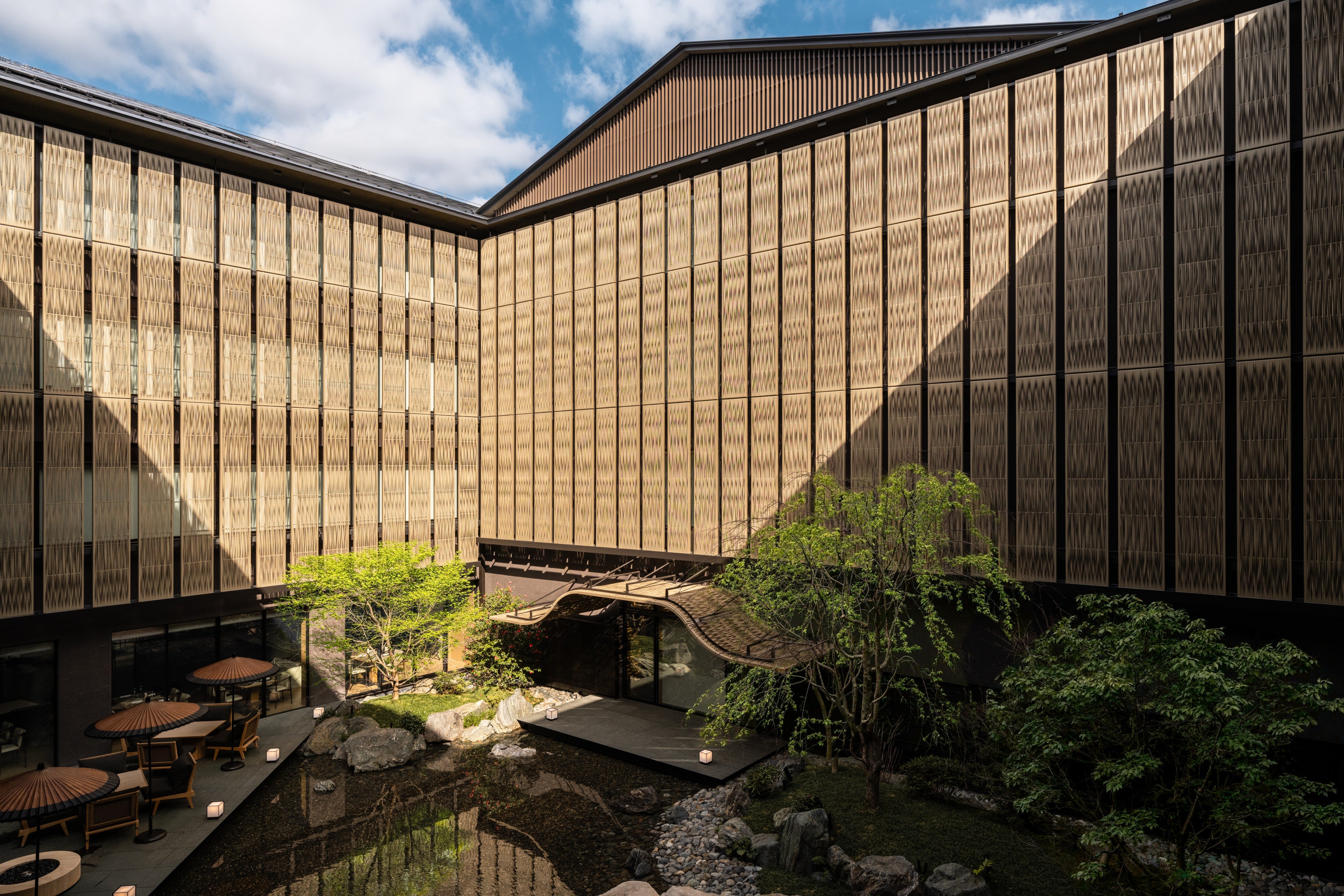 The hotel is based around a soothing central courtyard (Common Studio)