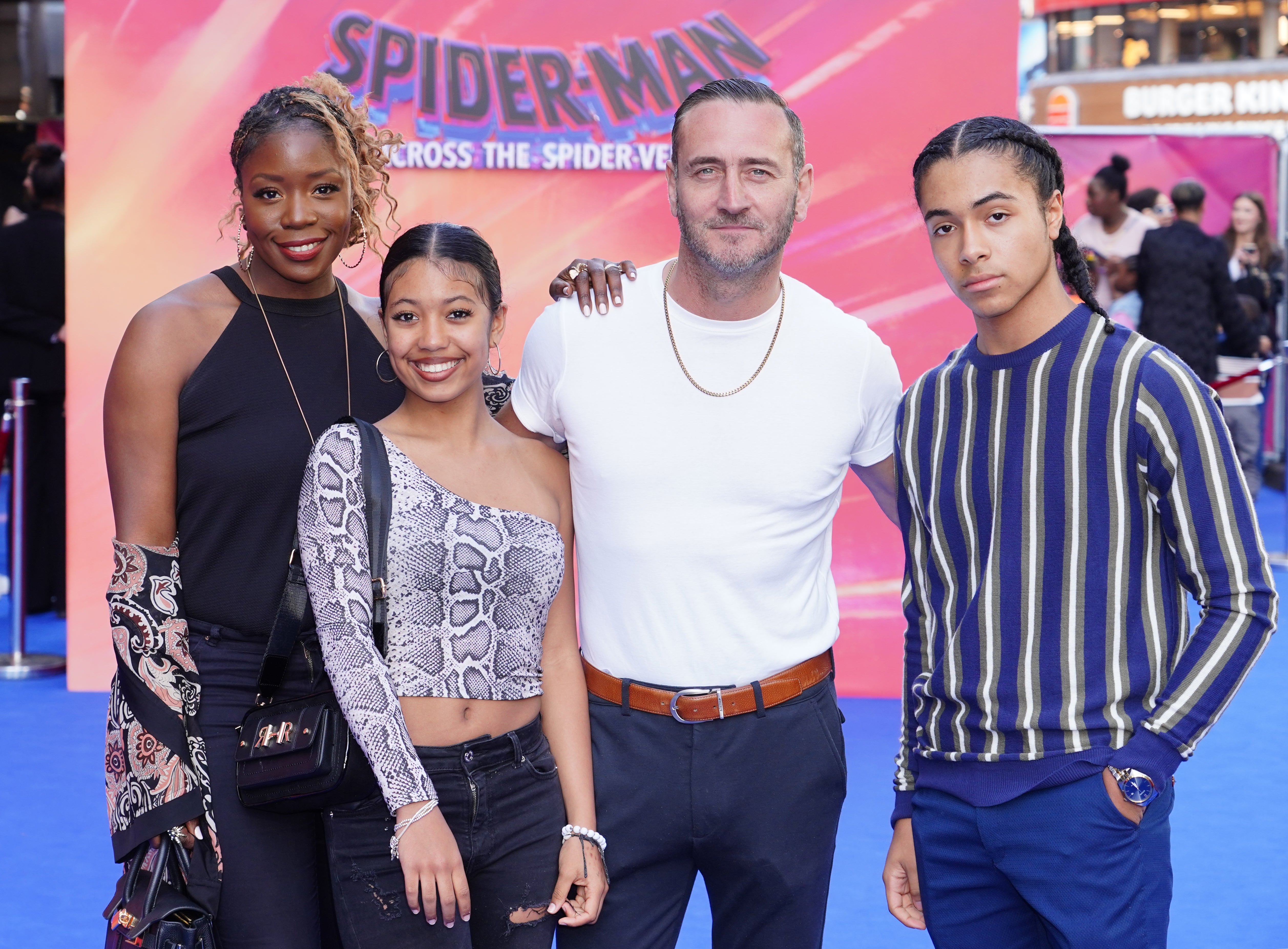 Will Mellor with his family in 2023 (Ian West/PA)