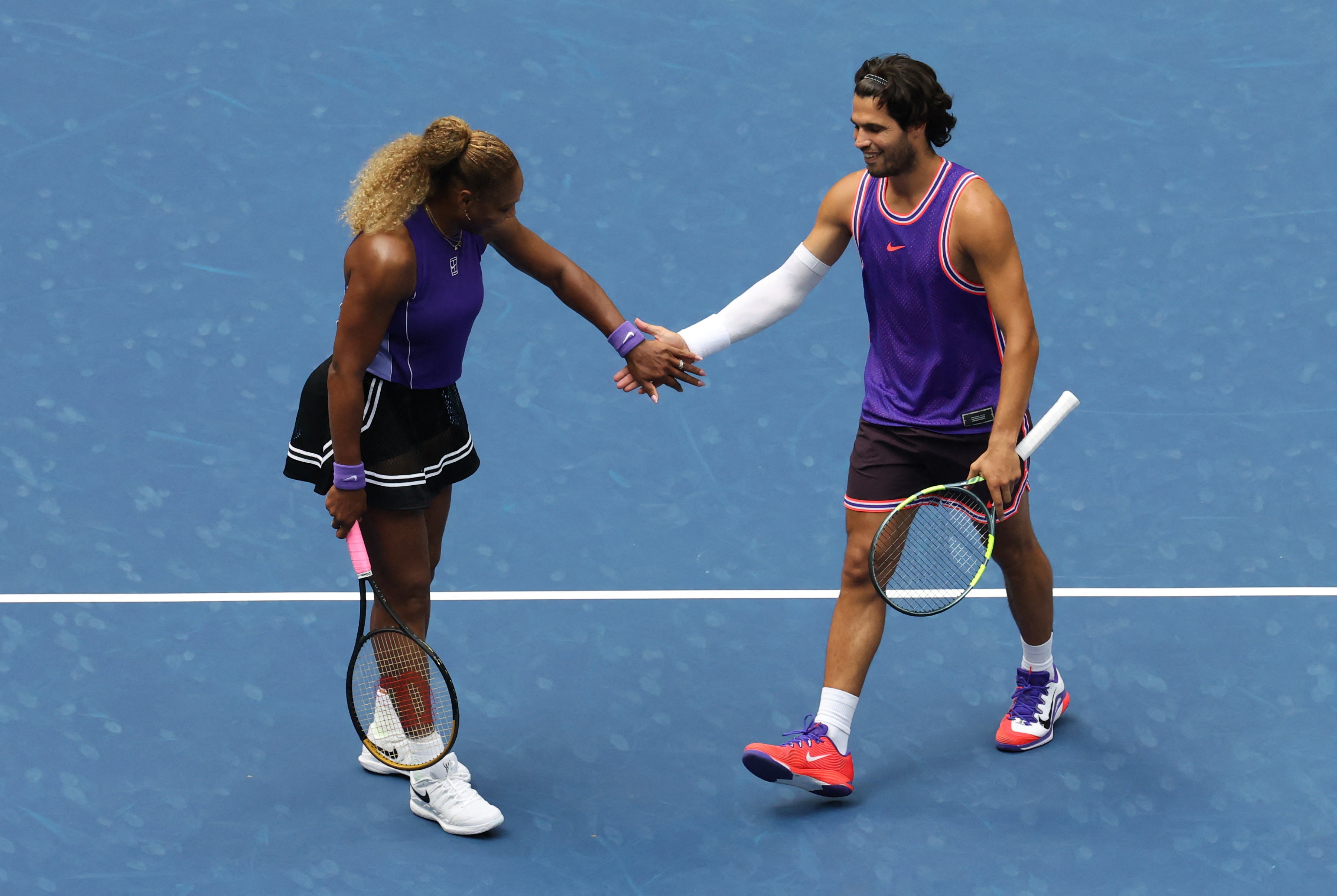 Serena Williams and Carlos Alcaraz