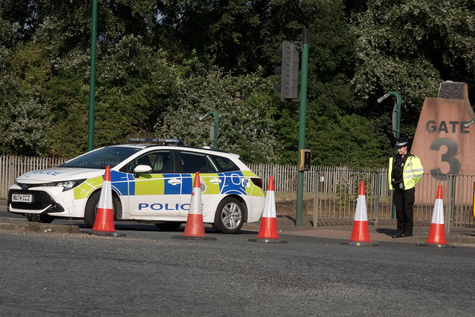 Community group urges people not to graffiti buildings with tributes to young men killed in A66 crash; messages included 'RIP The Boys'