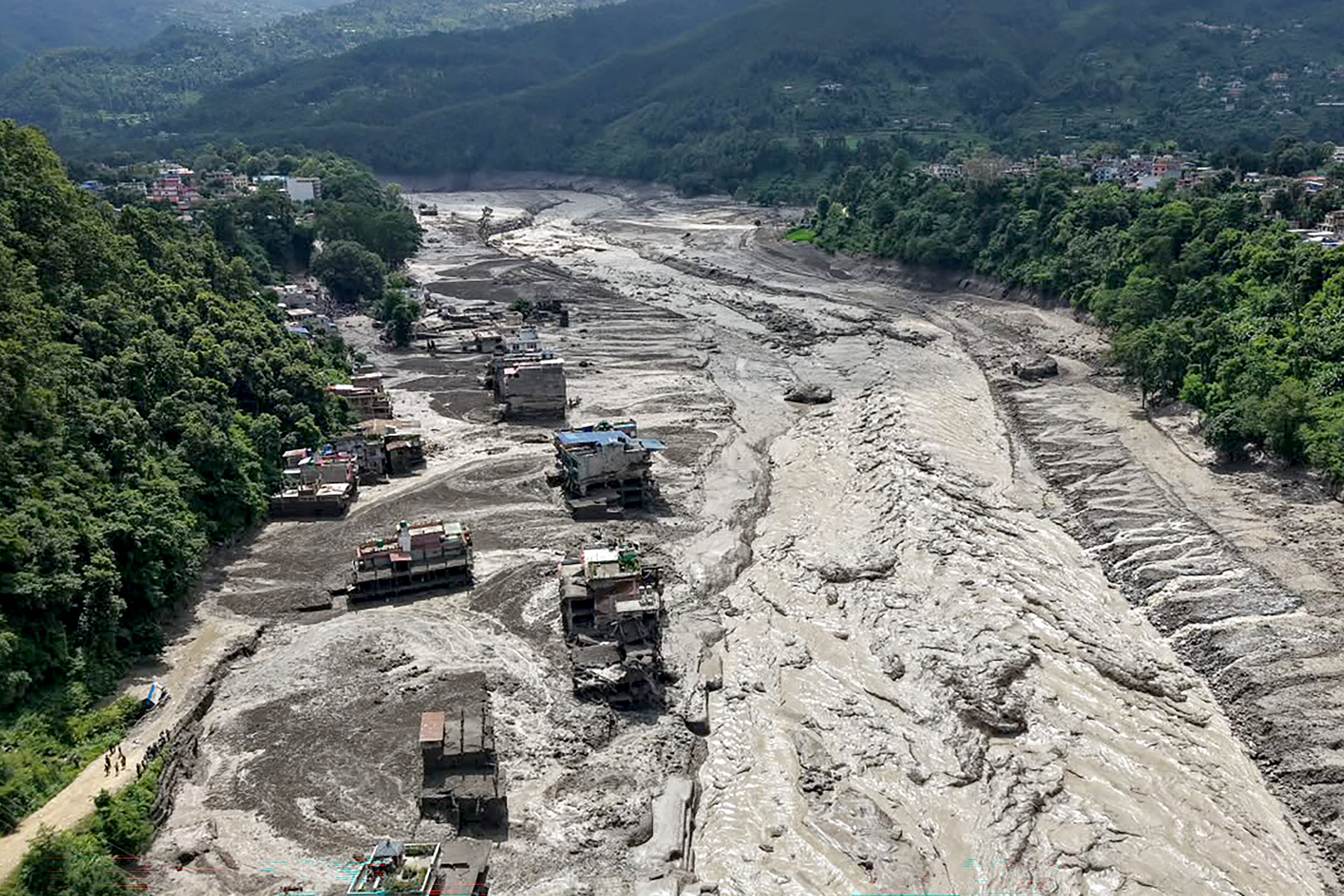 Hundreds of foreign nationals missing in Nepal flash floods as death toll rises to 17